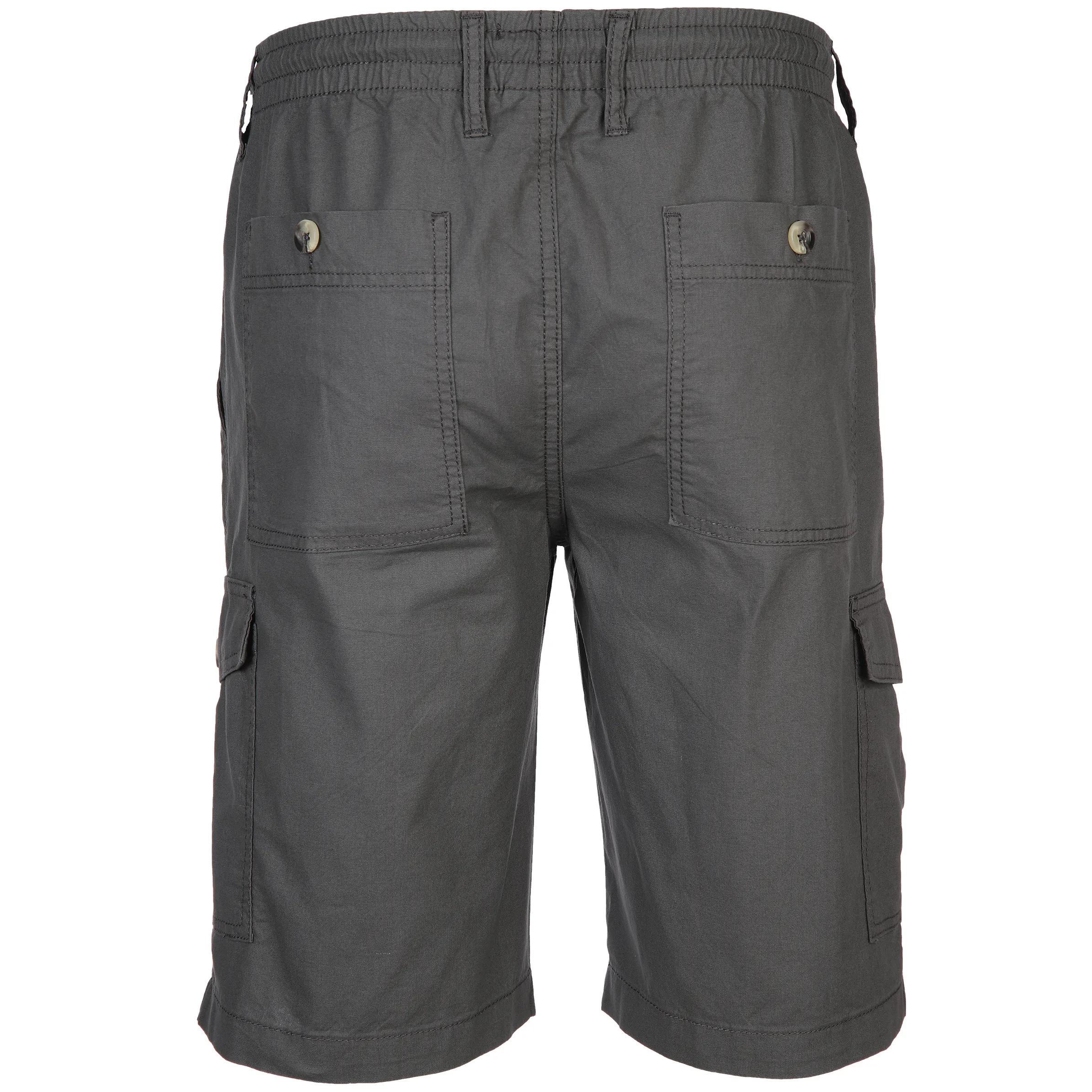 Marcel Battiston He. Cotton Sheeting Short Grau 834531 GRAPHIT 2