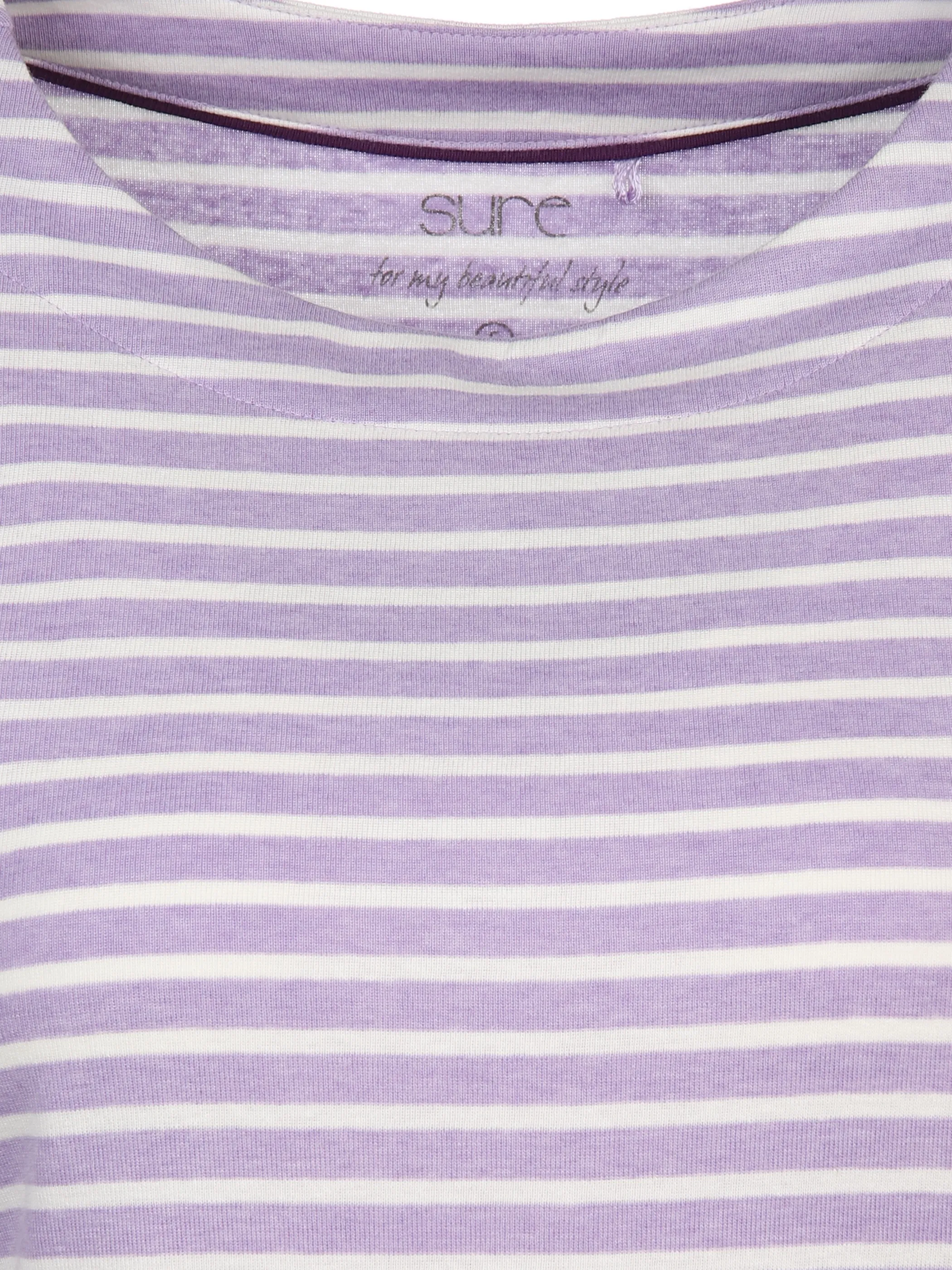 Sure Da-Streifenshirt m. 3/4 Arm Lila 897550 FLIEDEROFF 3 Sure Da-Streifenshirt m. 3/4 Arm Lila 897550 FLIEDEROFF 3