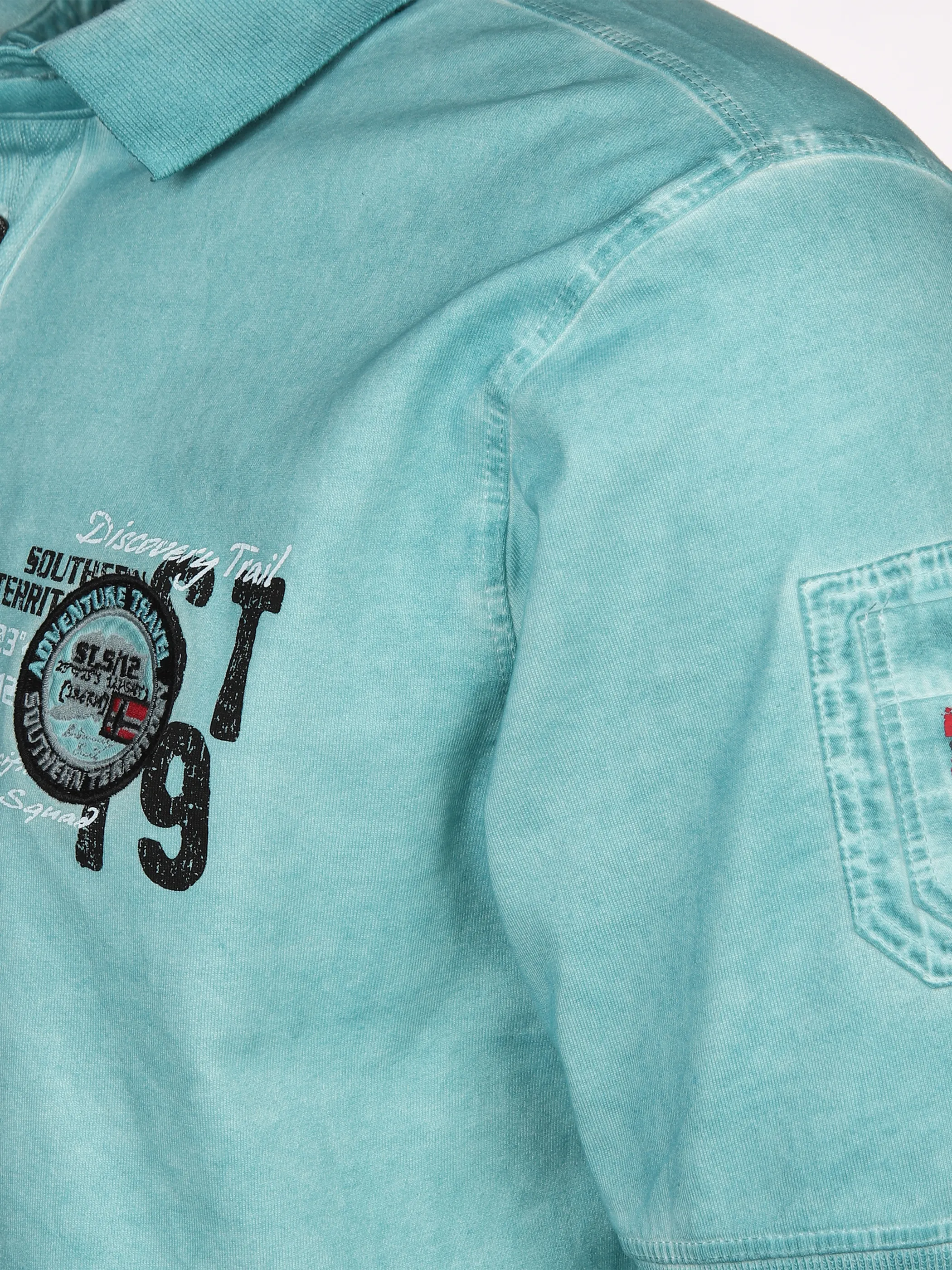 Southern Territory He. Poloshirt 1/2 Arm Blau 873019 AQUA 3 Southern Territory He. Poloshirt 1/2 Arm Blau 873019 AQUA 3