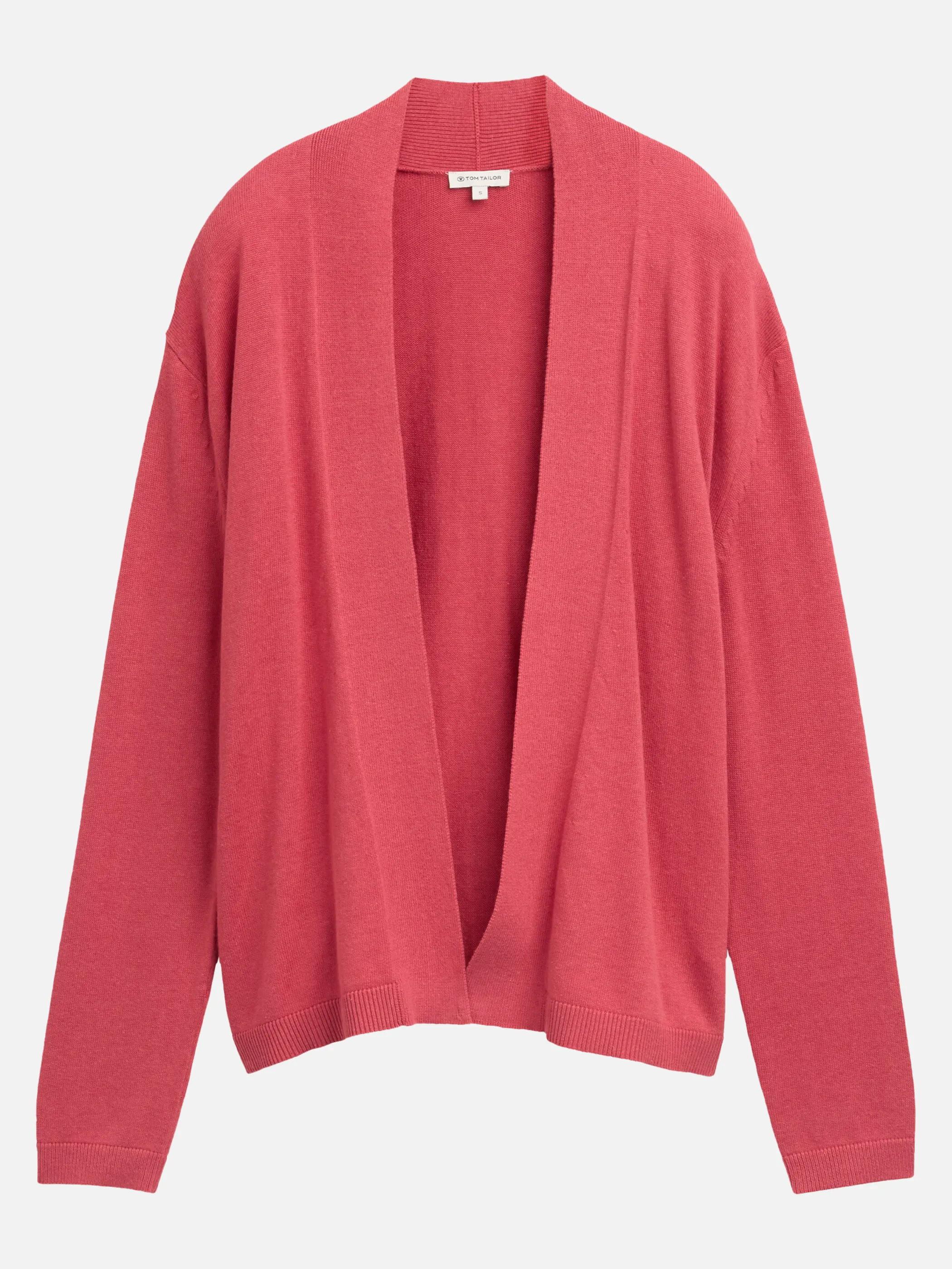 Tom Tailor 1045825 knit basic open cardigan Rot 903067 11016 1