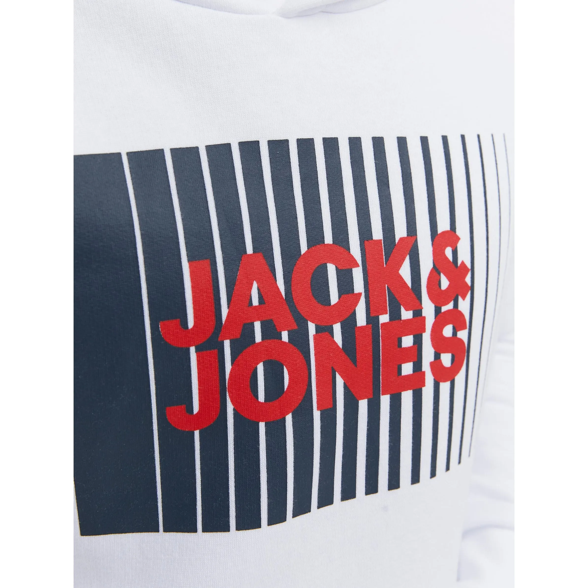 Jack&Jones Junior 12237459 JJECORP LOGO SWEAT HO Weiß 879585 178074 3