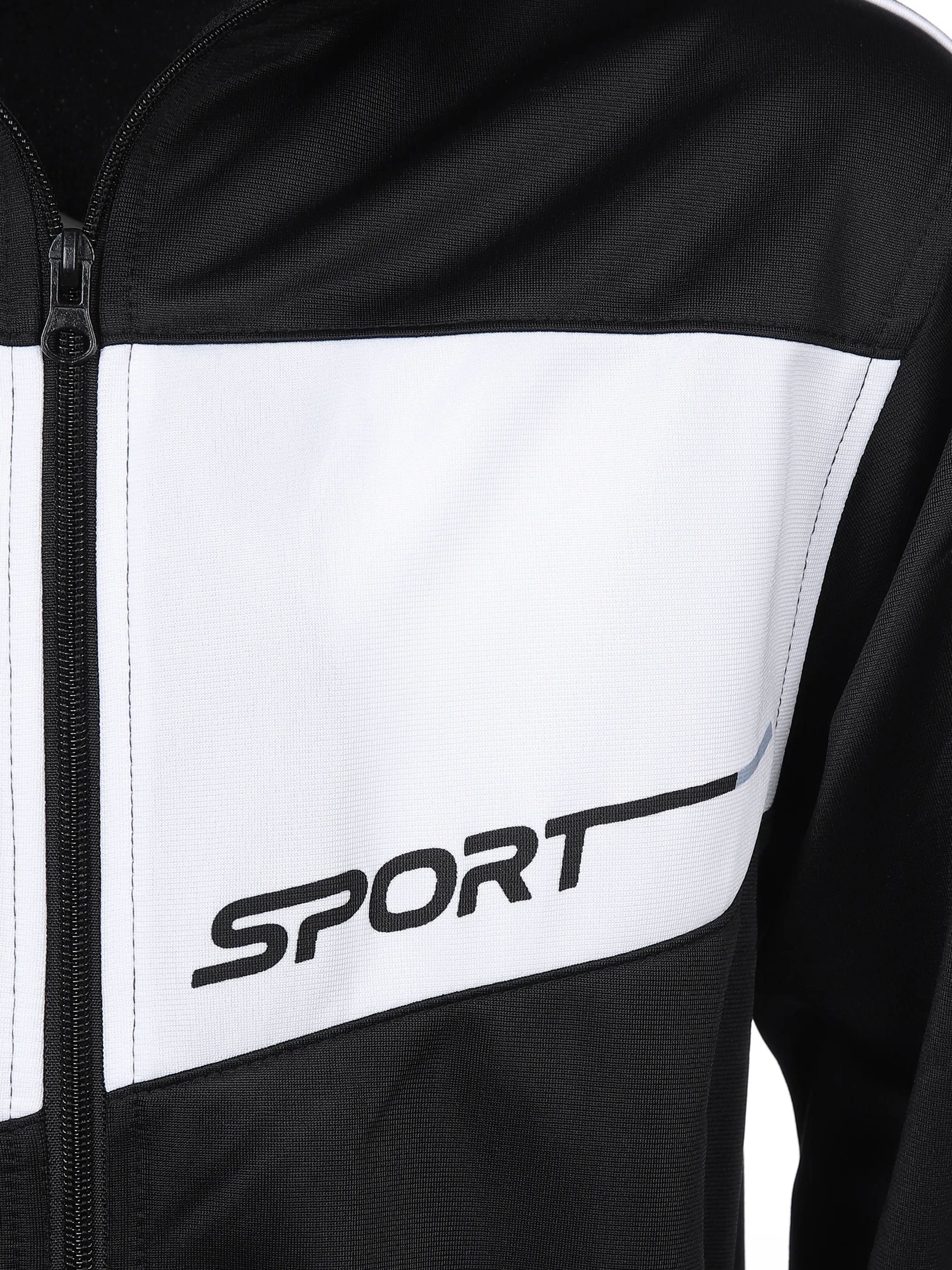 Stop + Go Kn-Trainingsjacke Schwarz 863114 SCHWARZ/WE 3 Stop + Go Kn-Trainingsjacke Schwarz 863114 SCHWARZ/WE 3