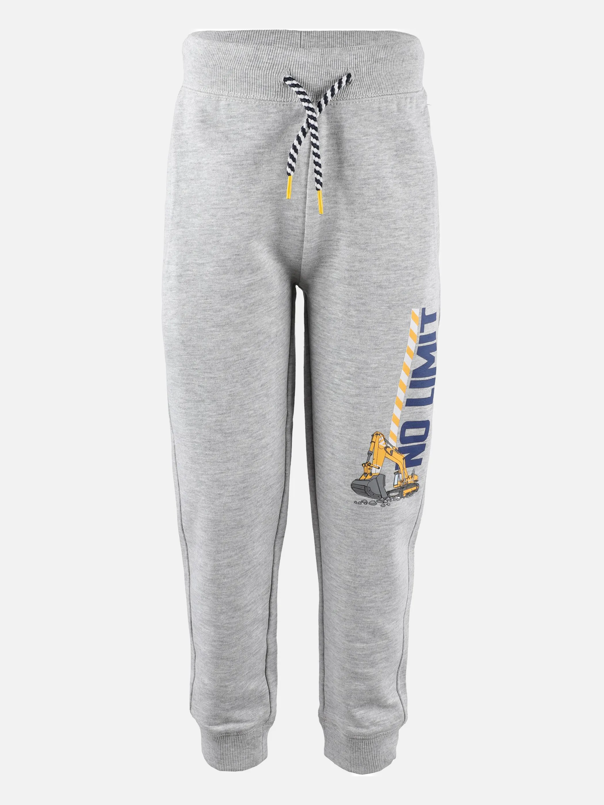 Stop + Go MB Joggpant in grey mel+navy Grau 868362 GREY MEL 1