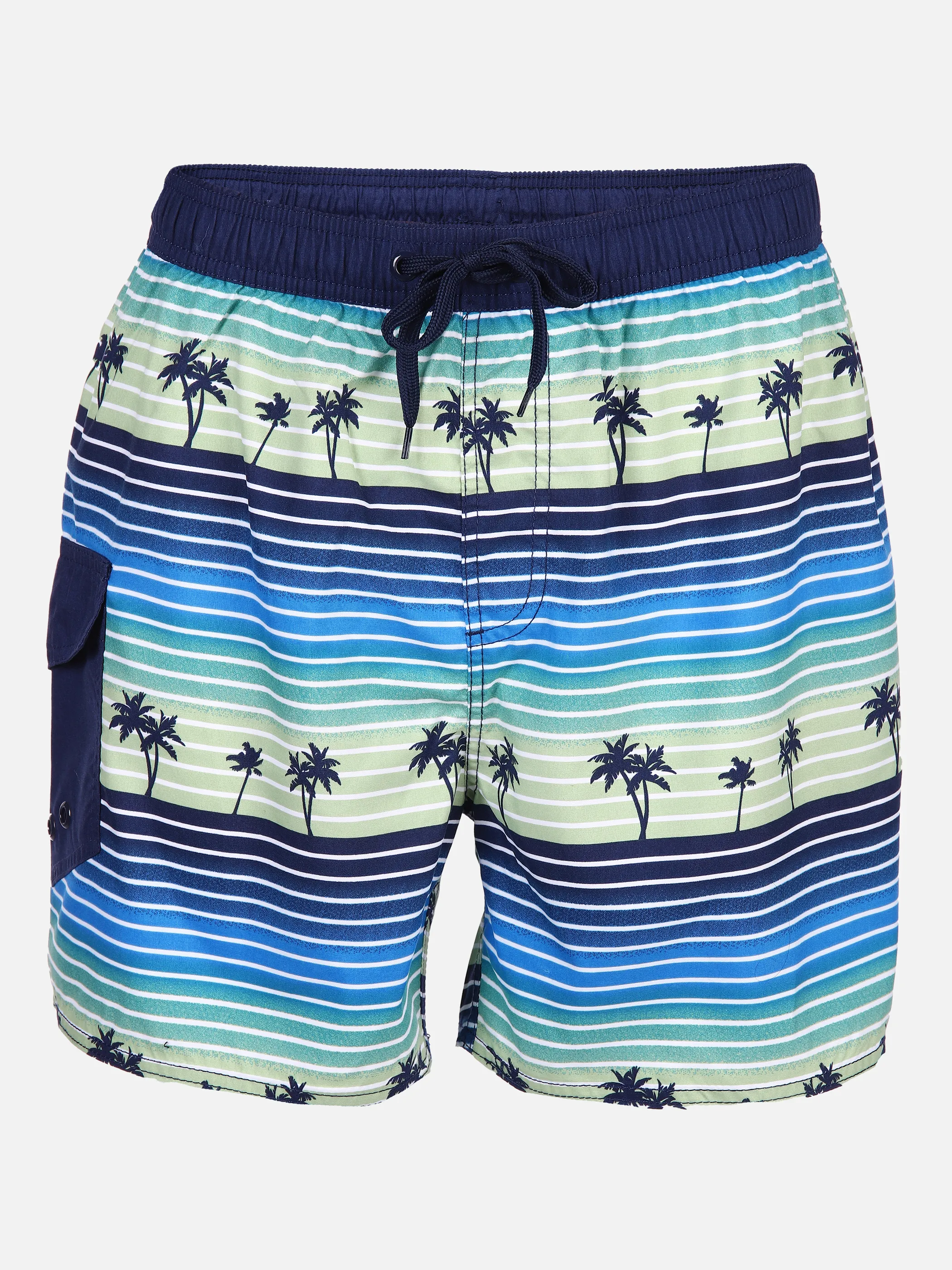 Herren Badeshorts mit aufgesetzter Tasche | BLUE | noSize | 851210-blue