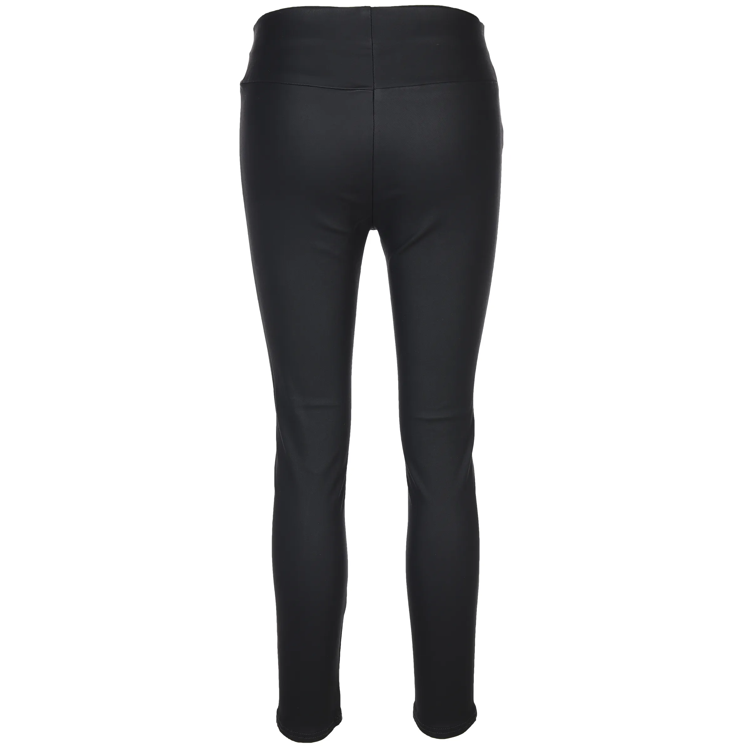 Tom Tailor 1039611 pants tregging coated Schwarz 887435 14482 2