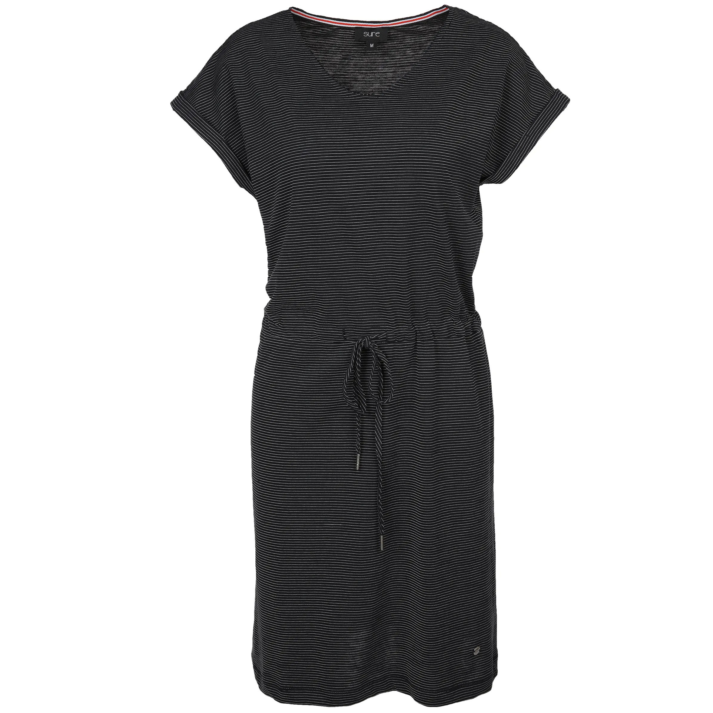 Sure Da-Jerseykleid m. Bindeband, 1 Schwarz 875247 SCHWARZ 1 Sure Da-Jerseykleid m. Bindeband, 1 Schwarz 875247 SCHWARZ 1