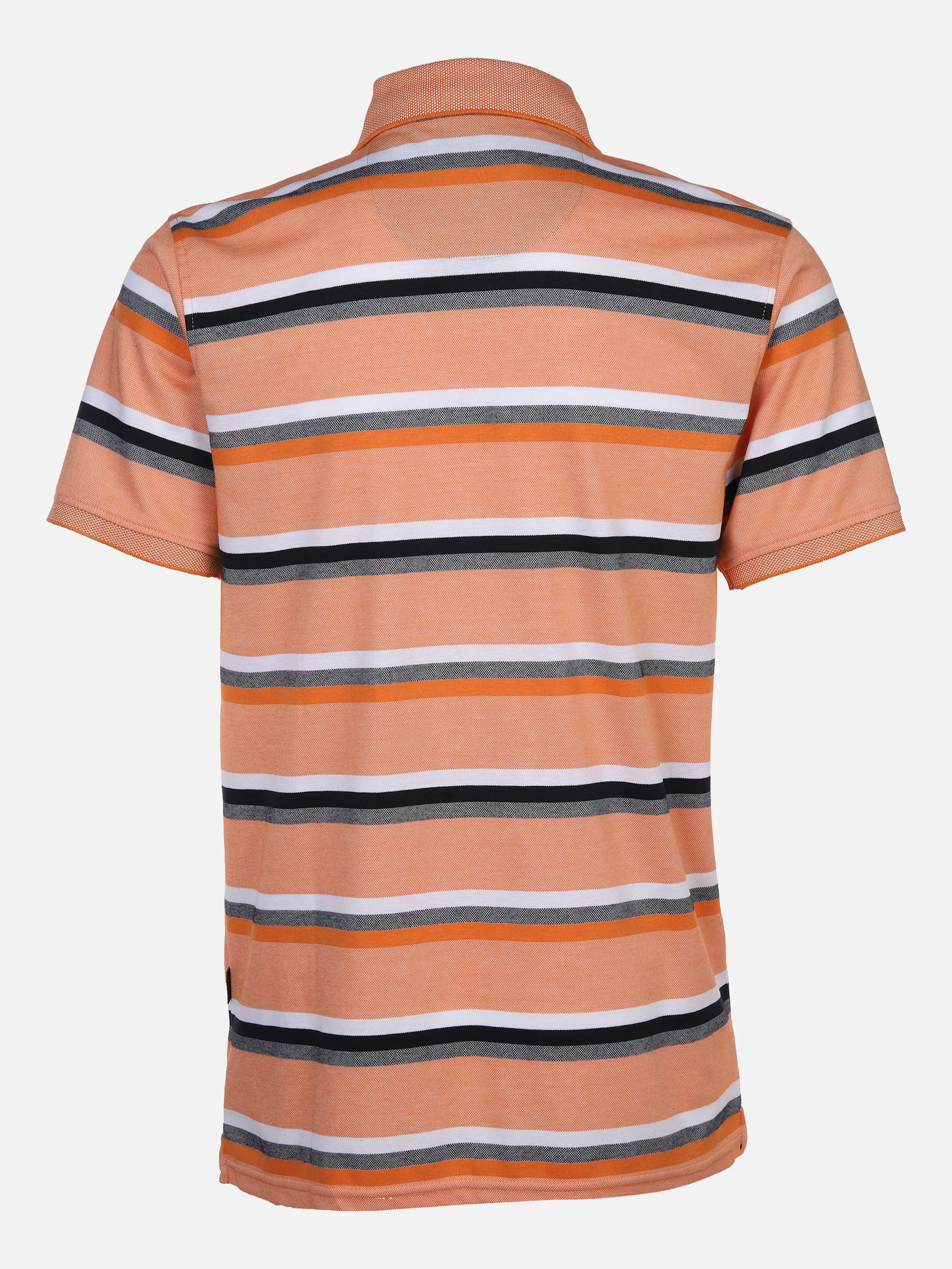 Jim Spencer He. Poloshirt 1/2 Arm Streifen Orange 862746 ORANGE 2