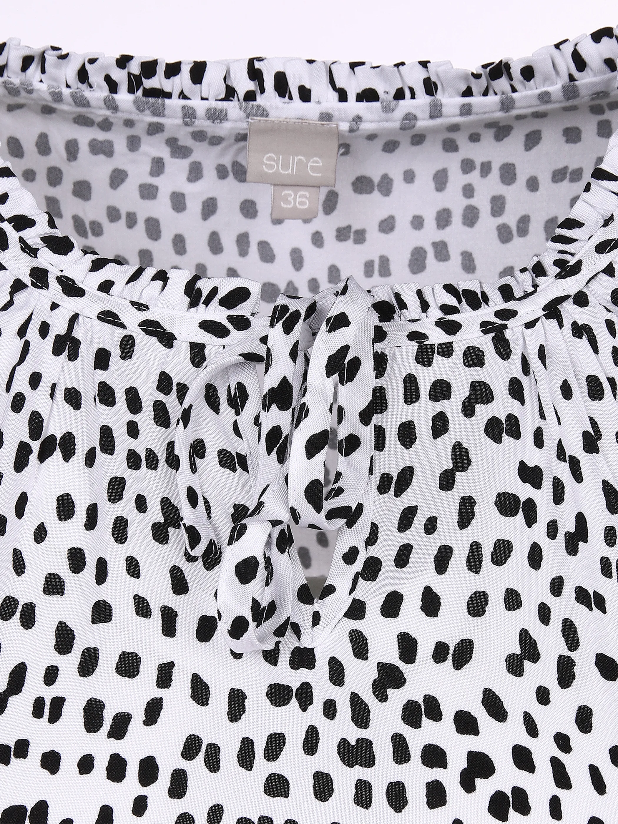 Sure Da-Tanktop m. Alloverprint Schwarz 853384 BLACK/WHIT 3 Sure Da-Tanktop m. Alloverprint Schwarz 853384 BLACK/WHIT 3