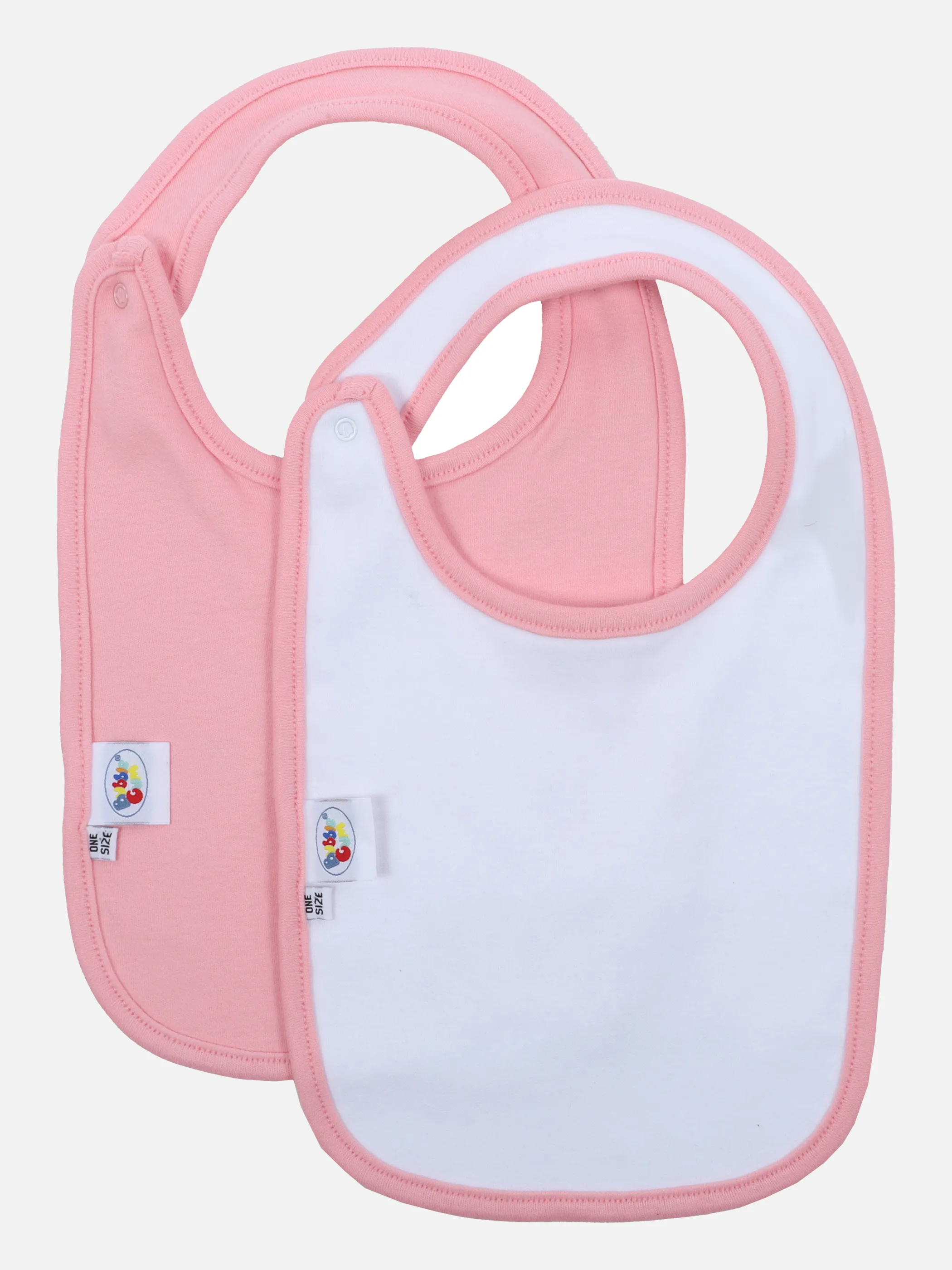 Bubble Gum BG Sprüche Lätzchen 2er Pack Rosa 862311 ROSA/WEIß 2