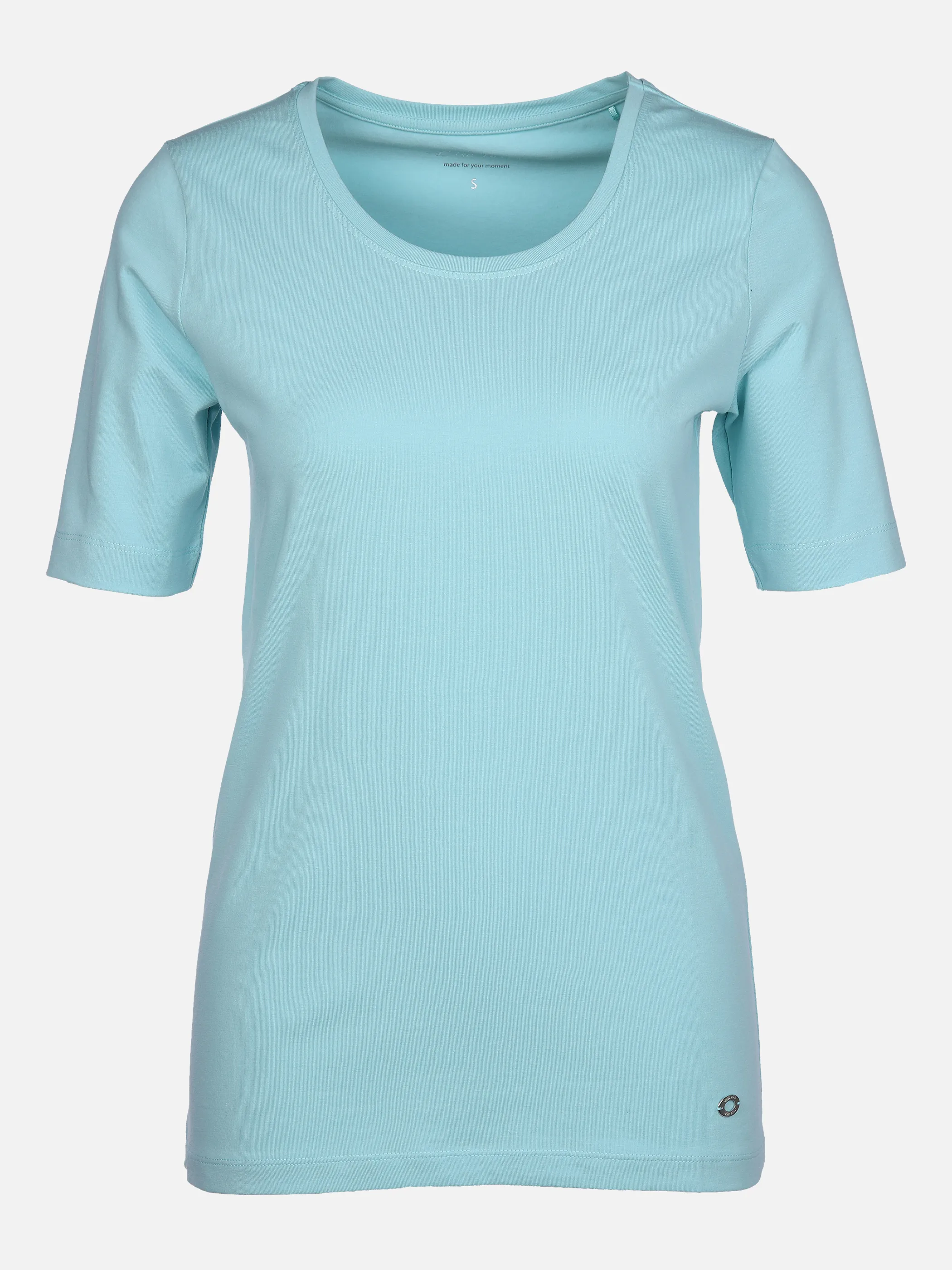 Lisa Tossa Da-Basic-Shirt m. Rundhals Grün 851518 SALBEI 1