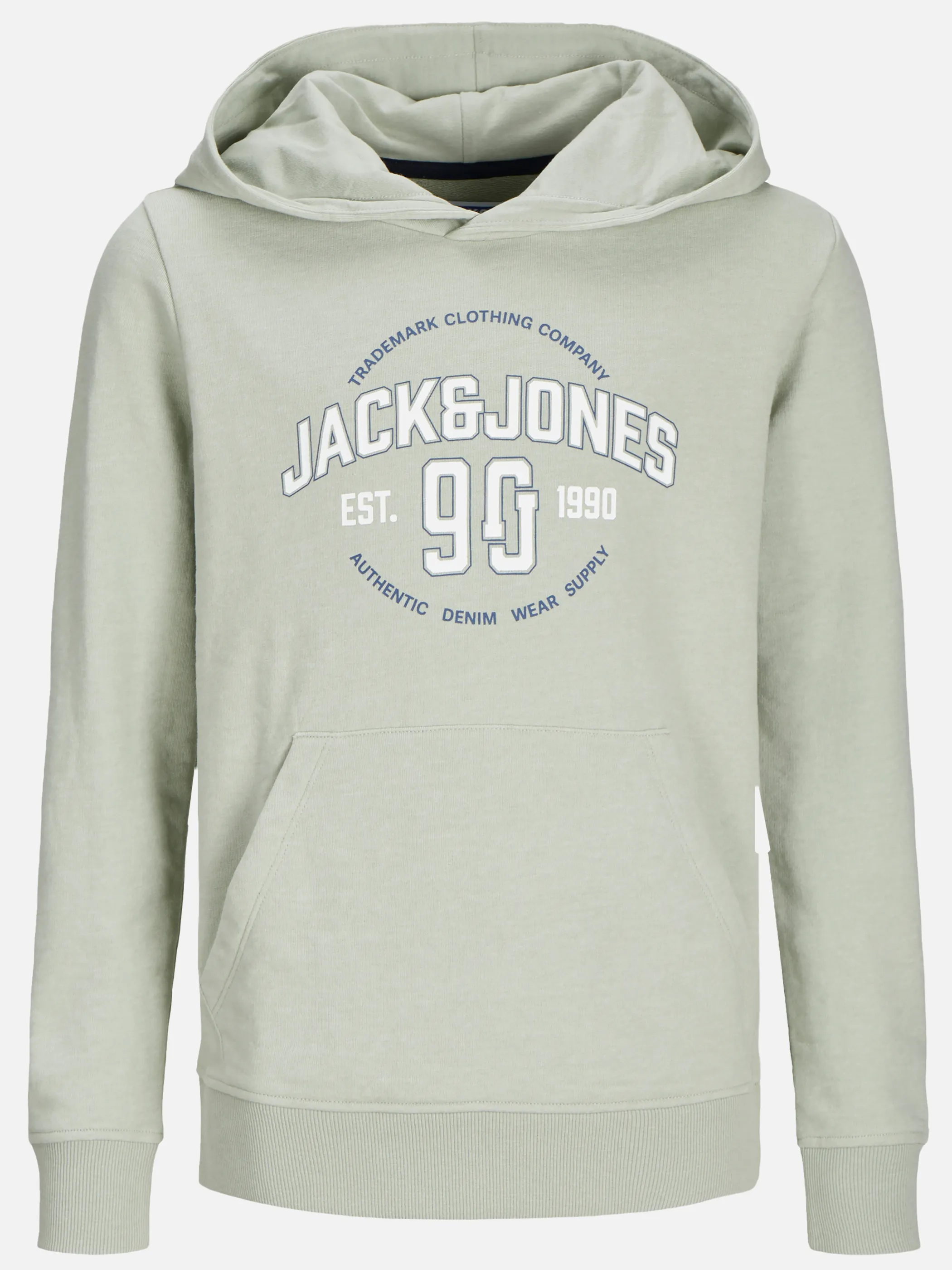Jack&Jones Junior 12255257 JJMINDS SWEAT HOOD JN Grün 889779 176560001 1
