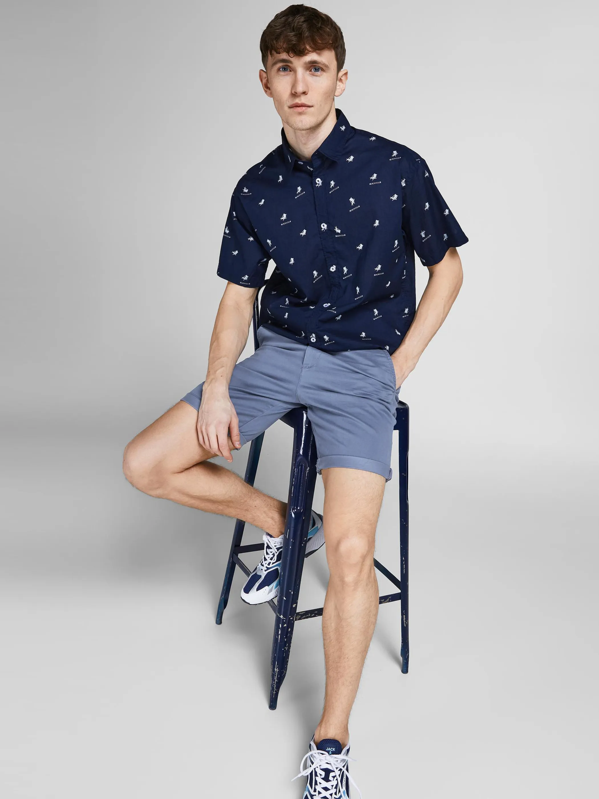 Jack Jones 12165604 JJIBOWIE JJSHORTS SOL Blau 830450 176982 4