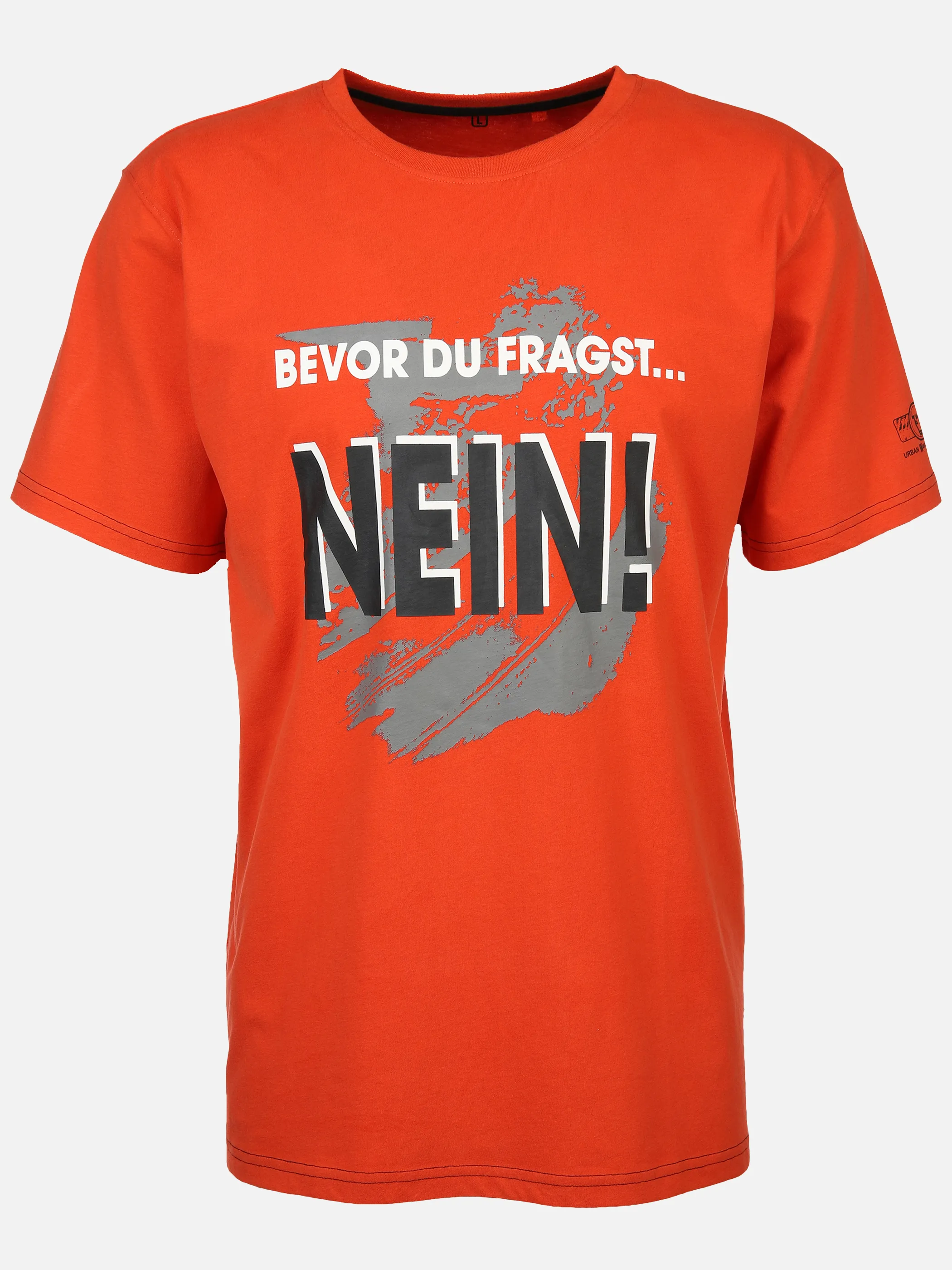 Worker He. T-Shirt 1/2 Arm Sprüche Orange 889118 NEON ORAN 1