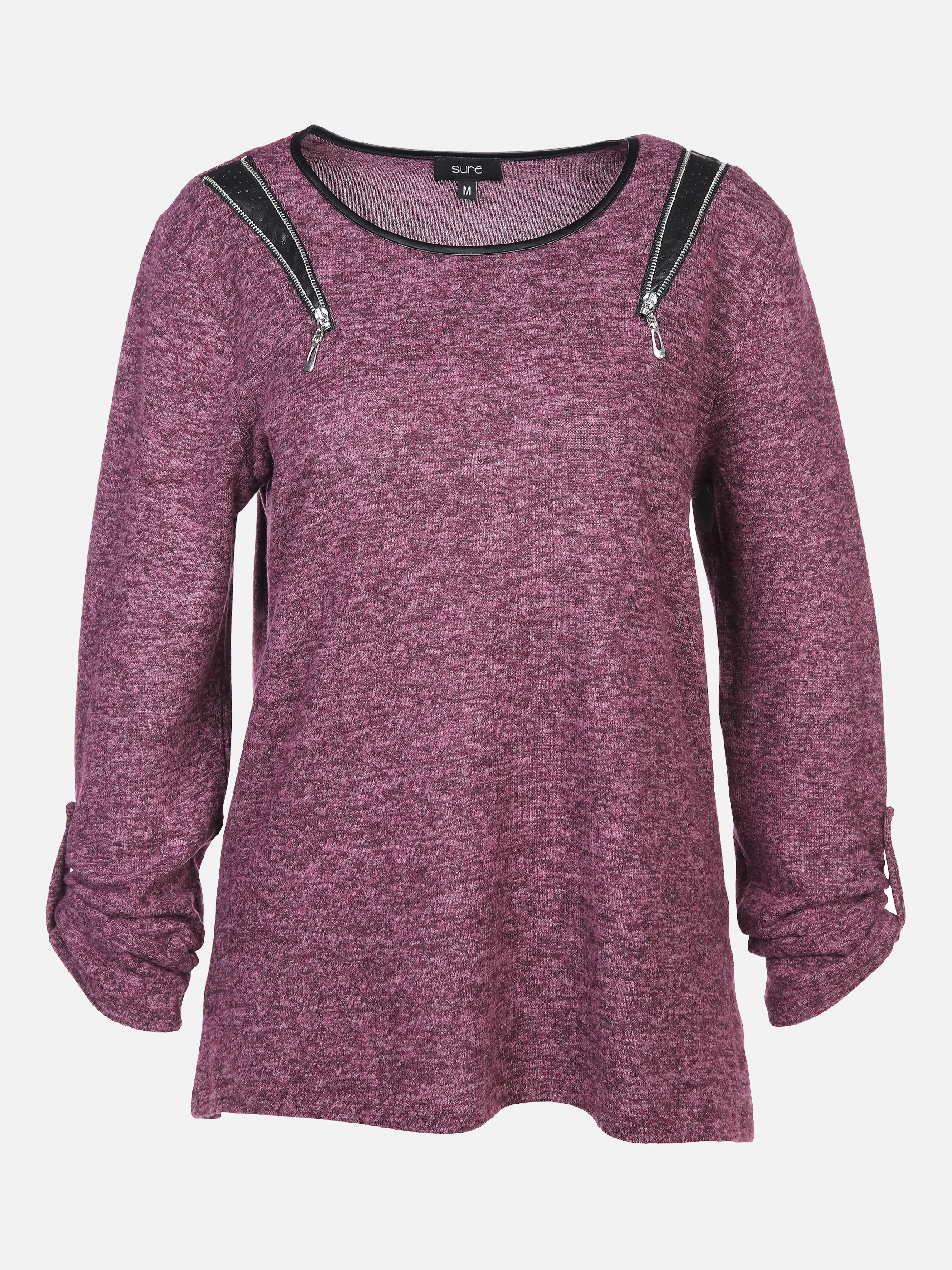 Sure Da-Flauschshirt m.Reißverschlus Pink 869368 TEEROSE 1 Sure Da-Flauschshirt m.Reißverschlus Pink 869368 TEEROSE 1