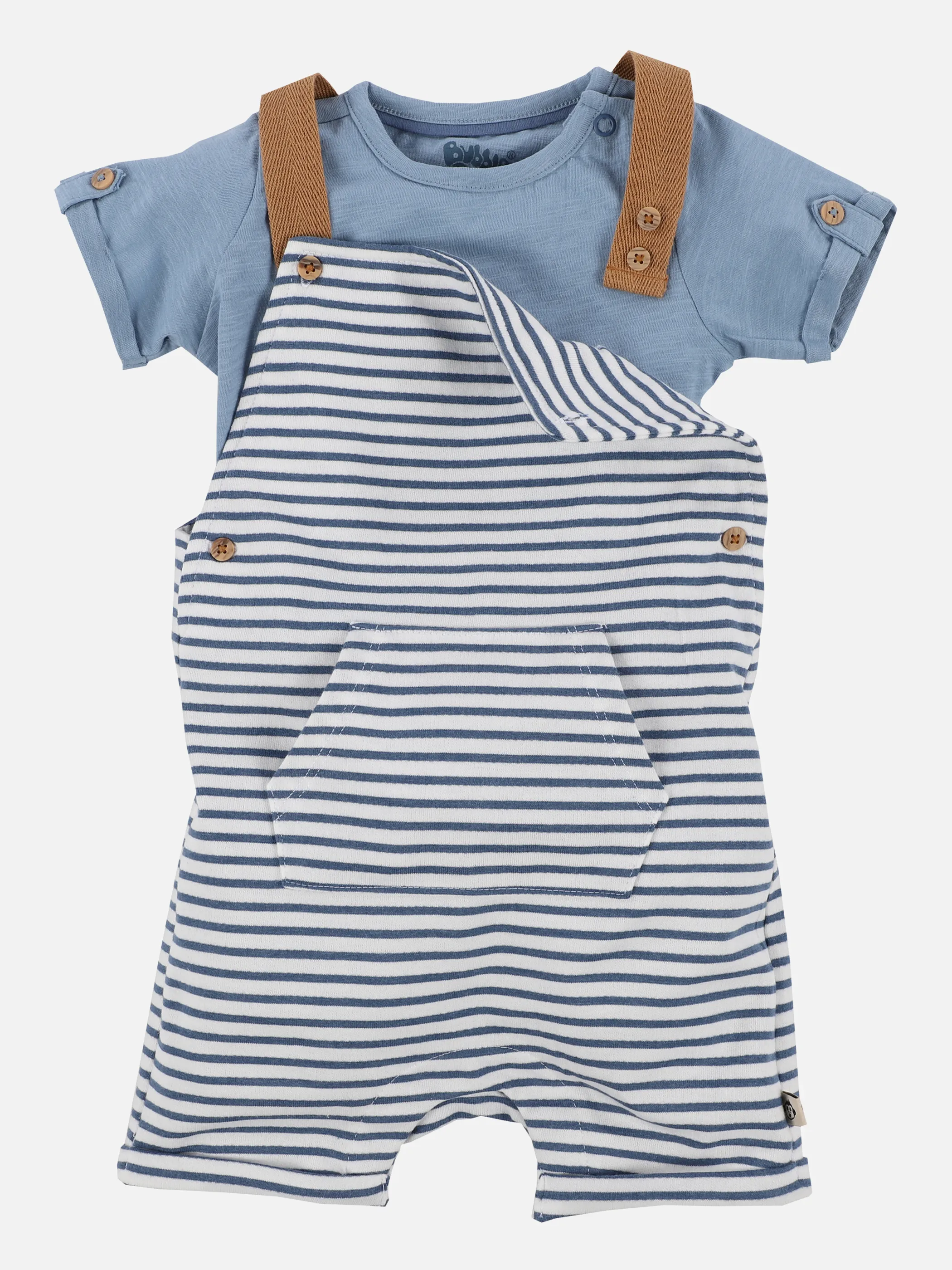 Bubble Gum BJ 2er Set TShirt und Strampler Blau 875564 BLAU GEM. 3 Bubble Gum BJ 2er Set TShirt und Strampler Blau 875564 BLAU GEM. 3