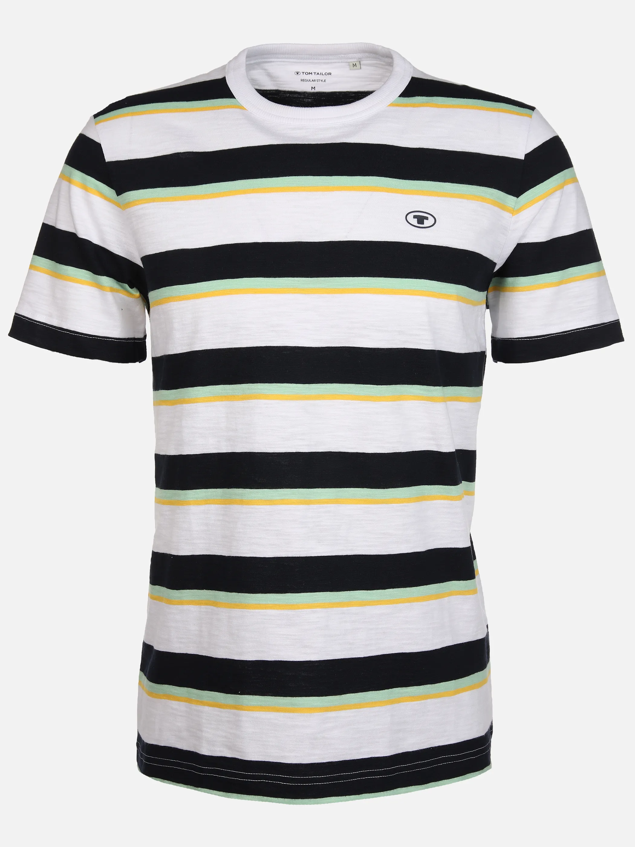 Tom Tailor 1040935 striped t-shirt Weiß 890952 35071 1