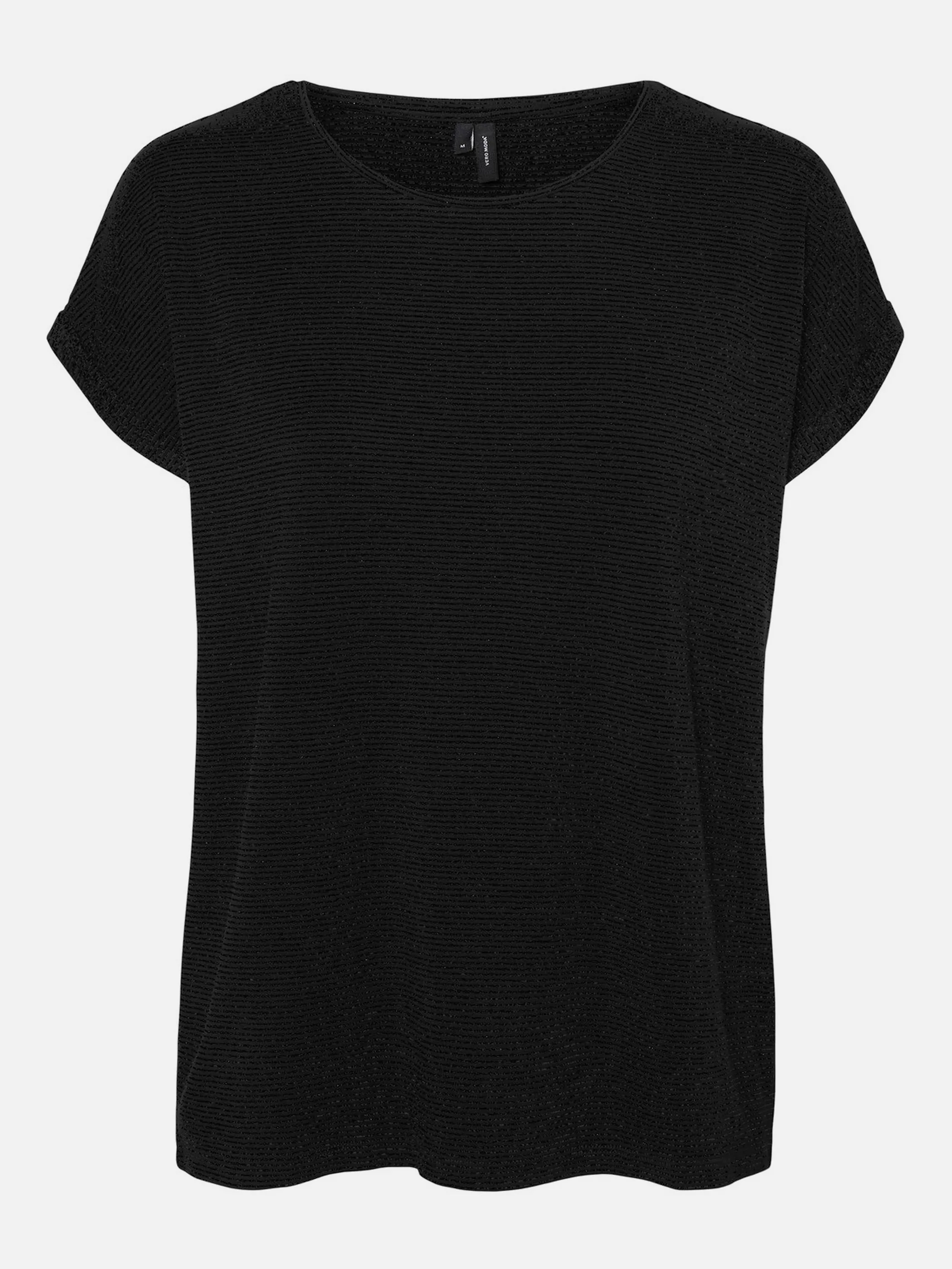 Vero Moda 10250488 VMLAVA PLAIN SS TOP L Schwarz 852566 177868001 1