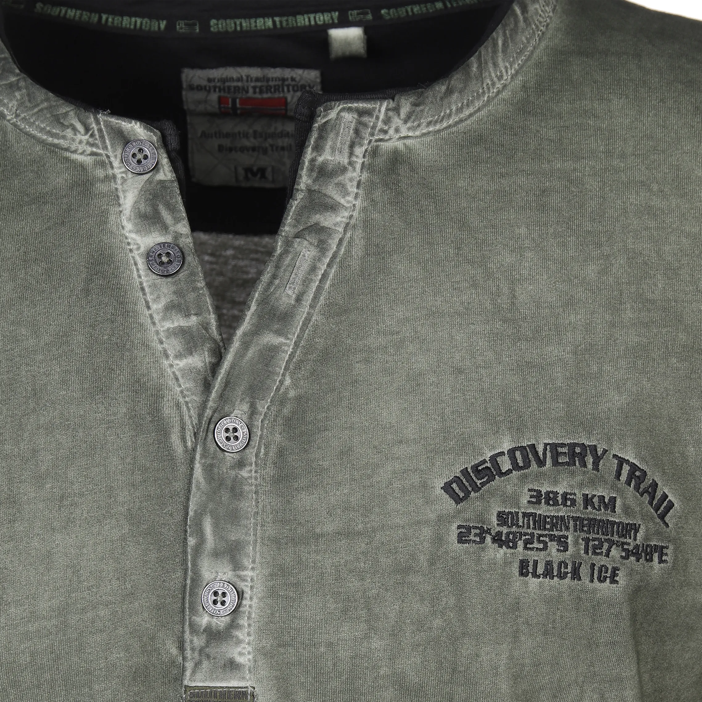 Southern Territory He. Henleyshirt 1/1 Arm Stick Oliv 884588 OLIVE 3 Southern Territory He. Henleyshirt 1/1 Arm Stick Oliv 884588 OLIVE 3