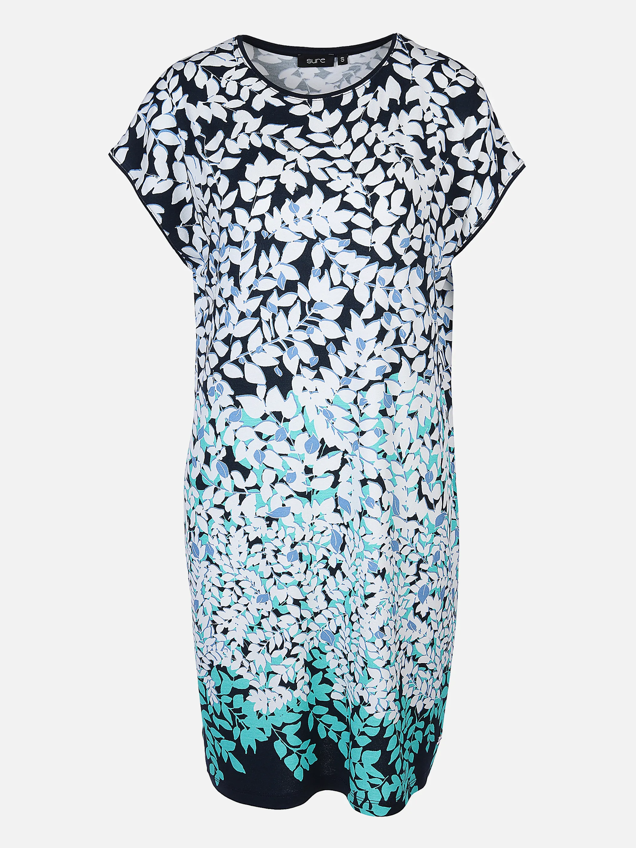 Sure Da-Jerseykleid m.Bordürenprint Blau 867958 MARINE/LAG 1 Sure Da-Jerseykleid m.Bordürenprint Blau 867958 MARINE/LAG 1