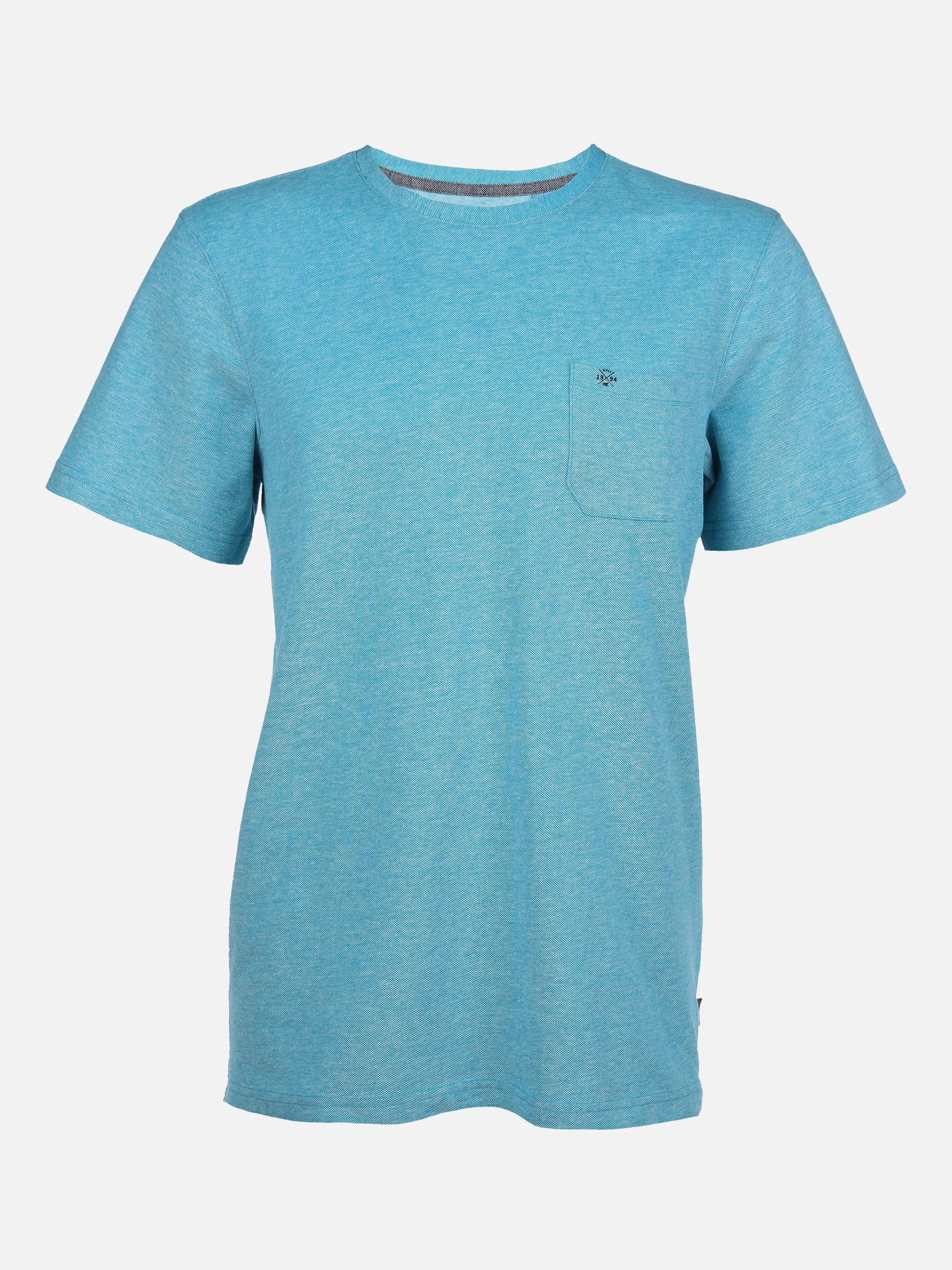 Jim Spencer He. T-Shirt 1/2 Arm pique Blau 862097 AQUA MEL 1