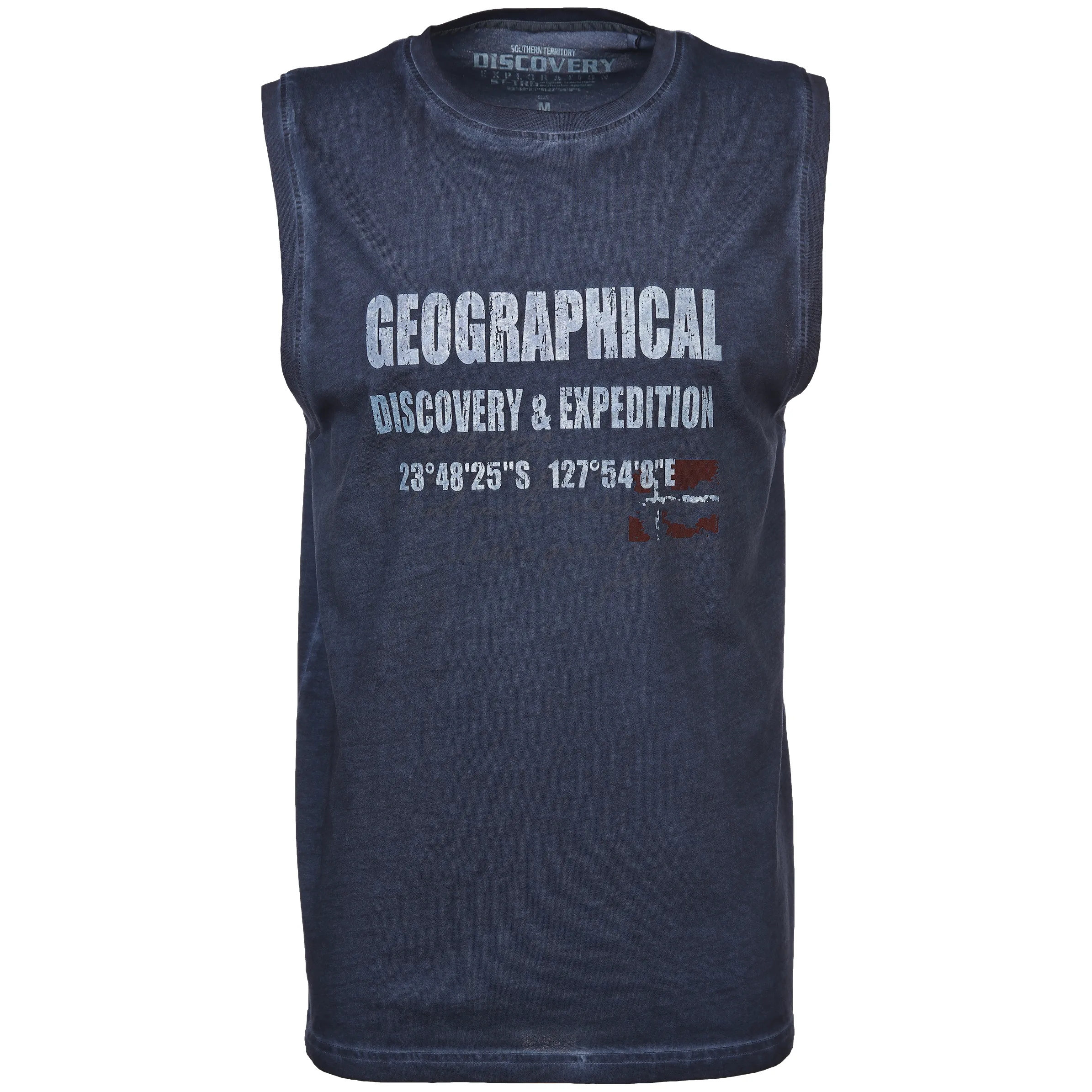 Southern Territory He. Muscleshirt oilwash Blau 876082 NAVY 1 Southern Territory He. Muscleshirt oilwash Blau 876082 NAVY 1