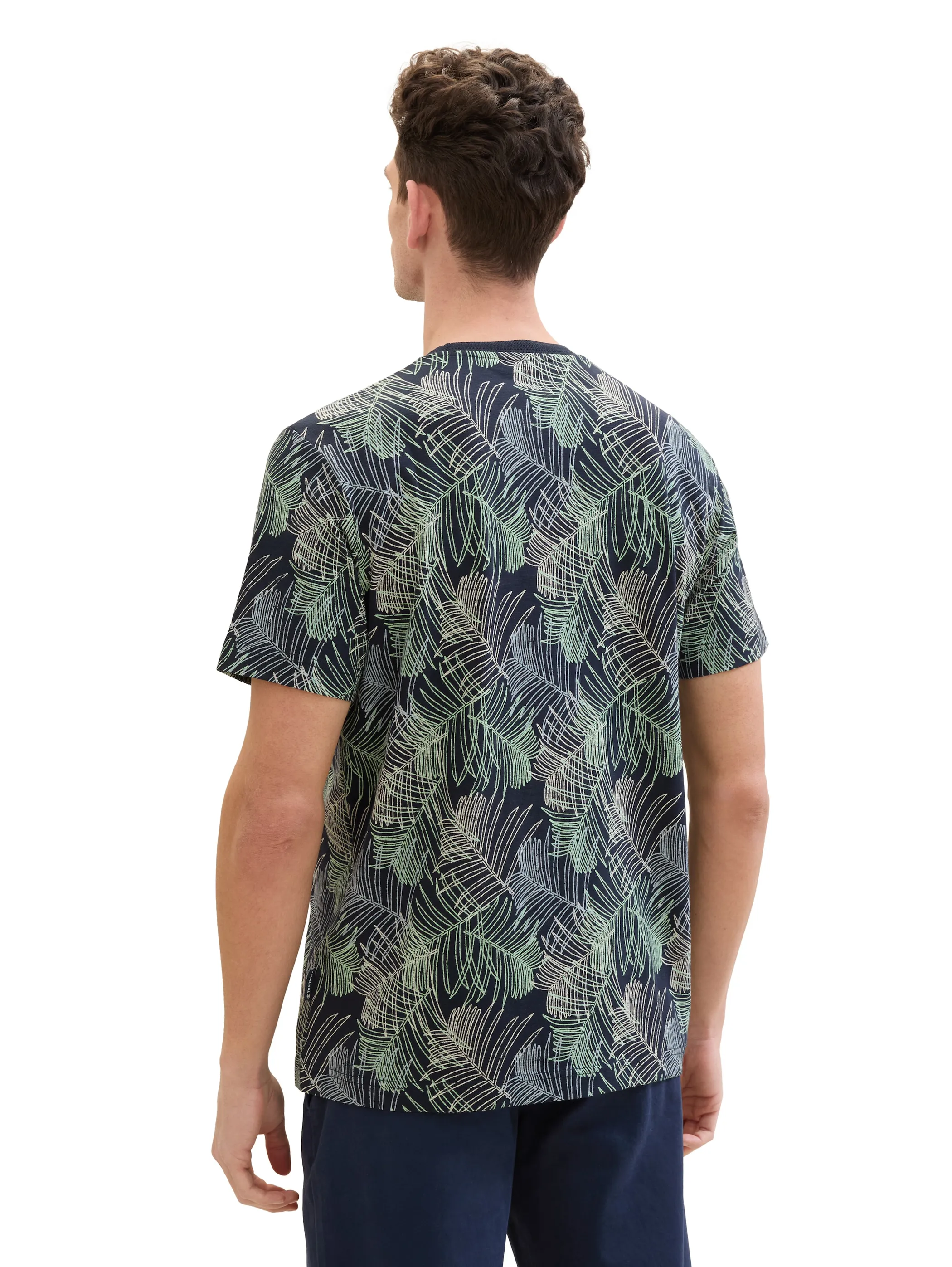 Tom Tailor 1040946 allover printed t-shir Blau 890950 35095 2