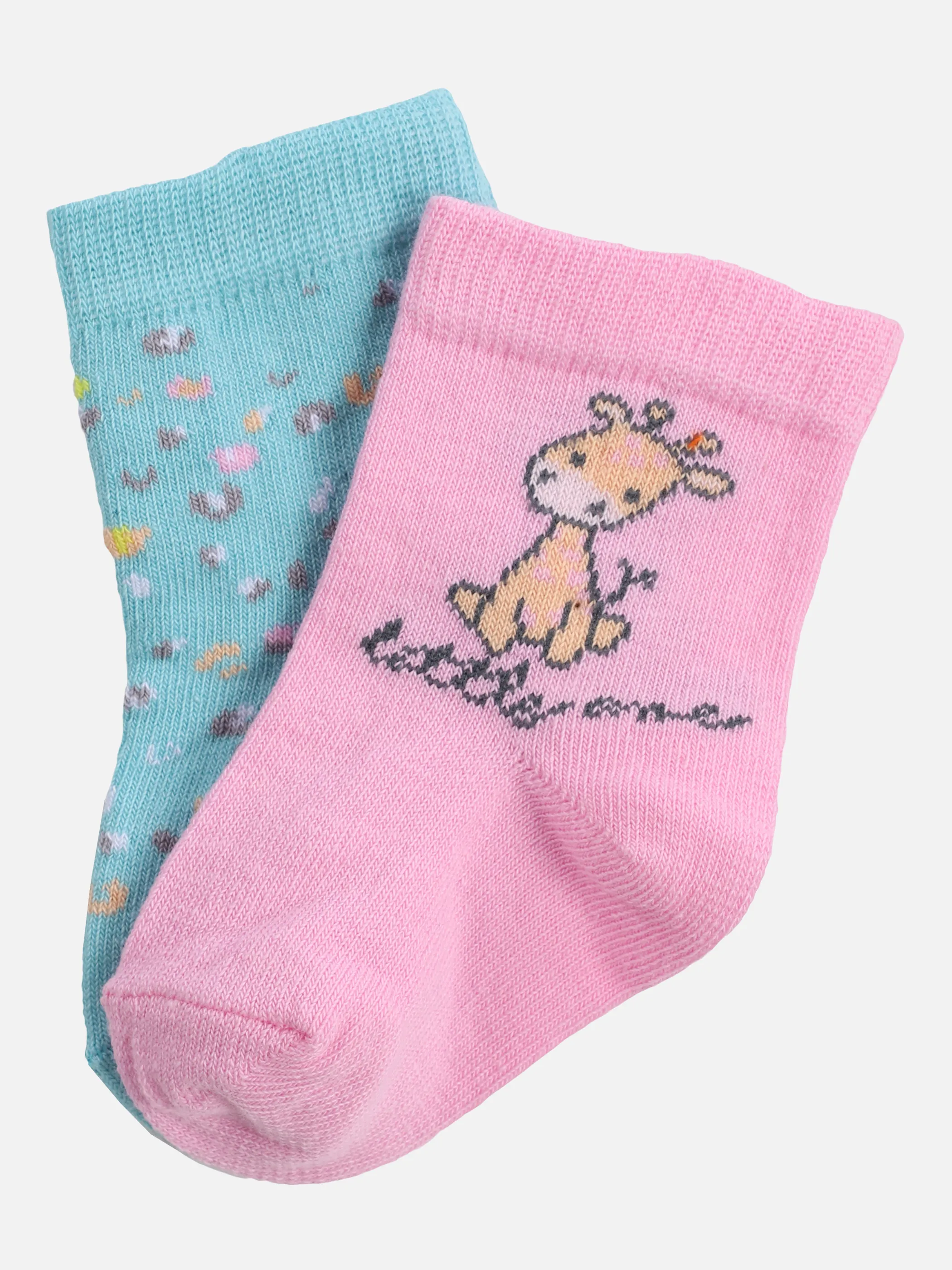 Bubble Gum BG Socken 2er Pack GiraffeAOP Rosa 865093 ROSE/MINT 1