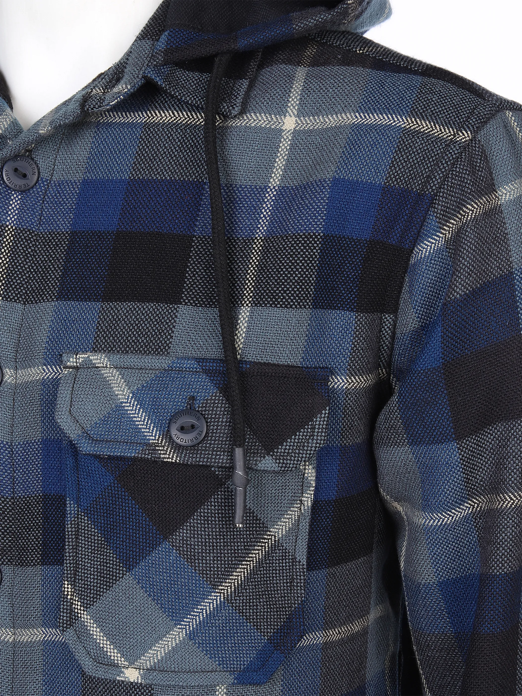 Southern Territory He. Overshirt Kapuze Grün 867882 PETROL/NAV 3 Southern Territory He. Overshirt Kapuze Grün 867882 PETROL/NAV 3