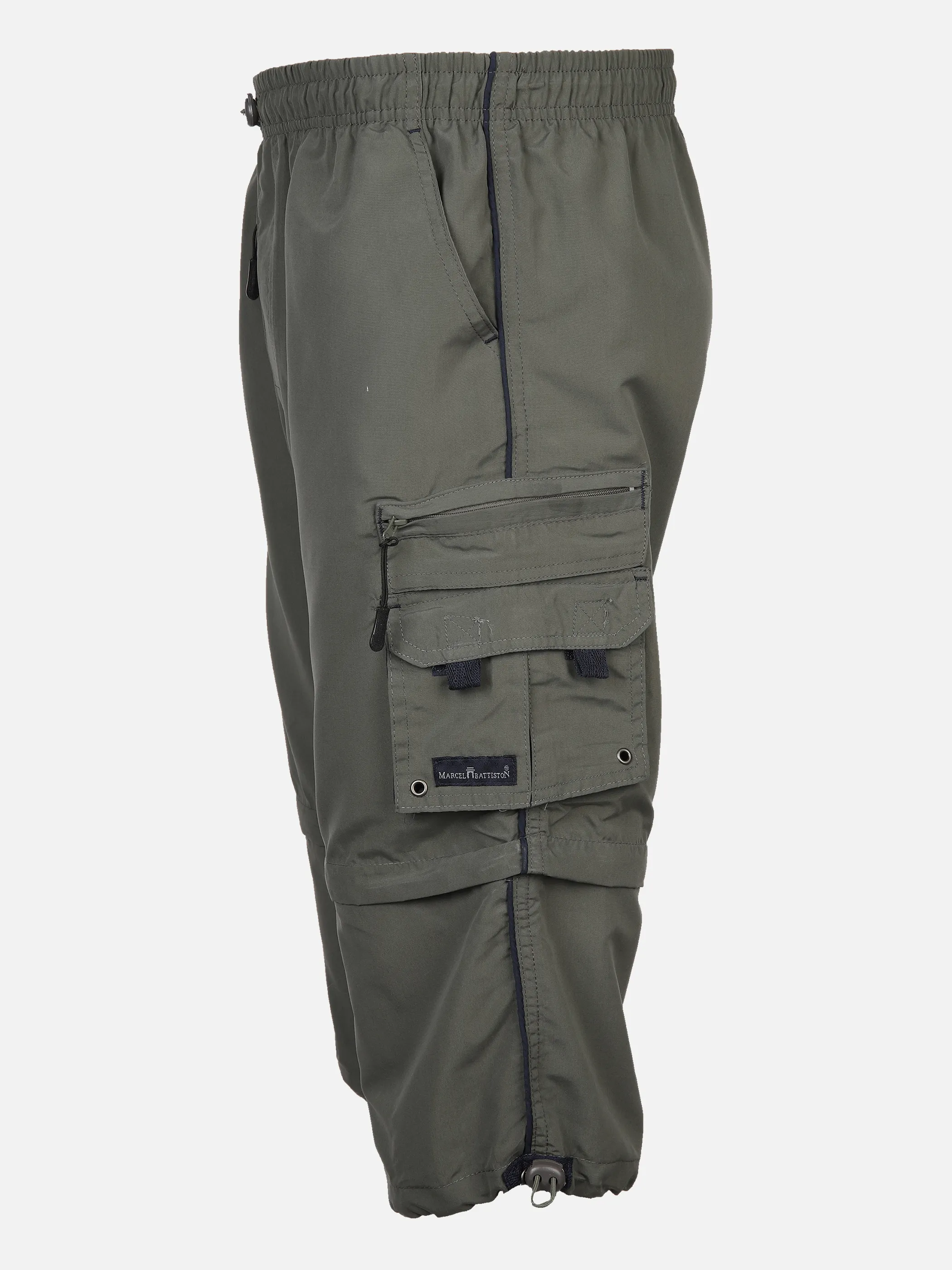 Marcel Battiston He. Caprihose Zipp-Off Cargo Grün 878485 OLIVE 3