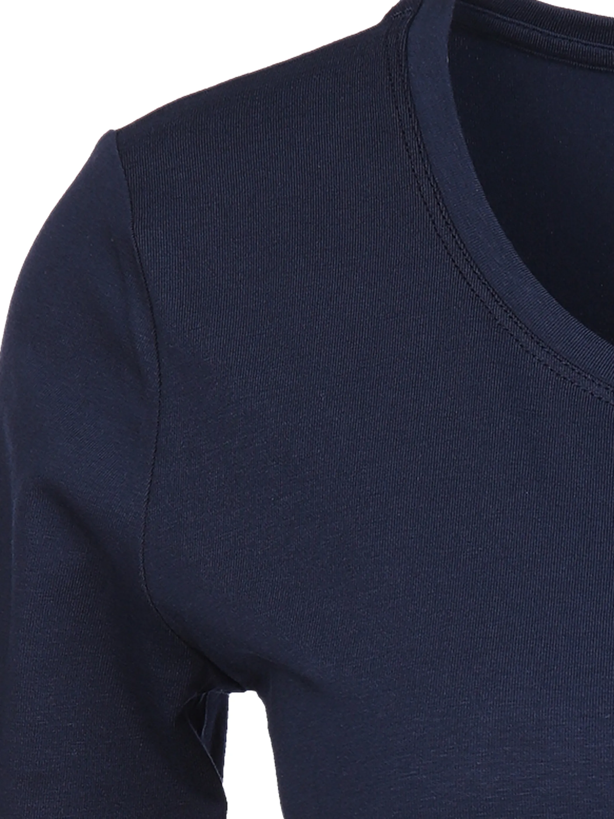 Lisa Tossa Da-Basic-T-Shirt m. Rundhals Blau 851521 MARINE 3 Lisa Tossa Da-Basic-T-Shirt m. Rundhals Blau 851521 MARINE 3