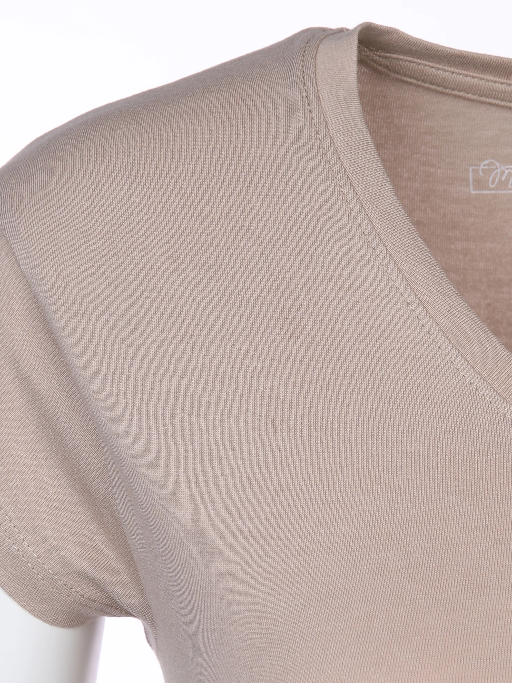 IX-O YF-Da-T-Shirt, Basic Braun 873779 BEIGE 3 IX-O YF-Da-T-Shirt, Basic Braun 873779 BEIGE 3