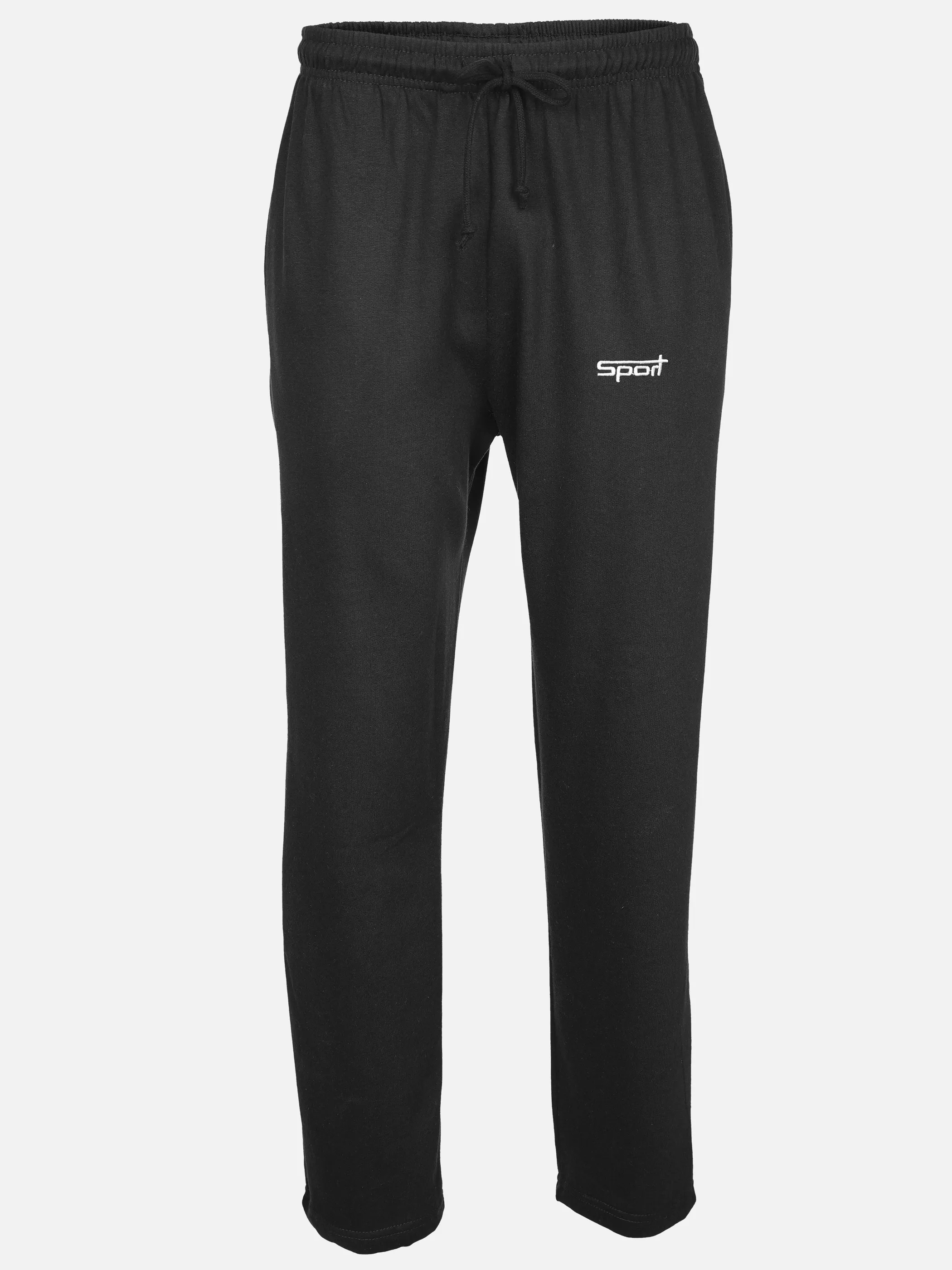 Grinario Sports He-Jogginghose offen Schwarz 911580 BLACK 1