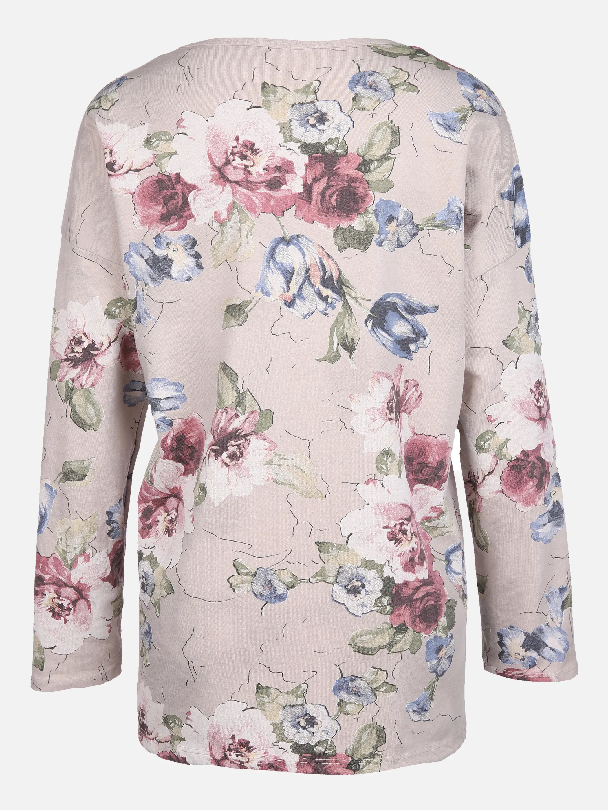 Sure Da-Shirt m. Blumenprint Braun 862773 BEIGE 2 Sure Da-Shirt m. Blumenprint Braun 862773 BEIGE 2