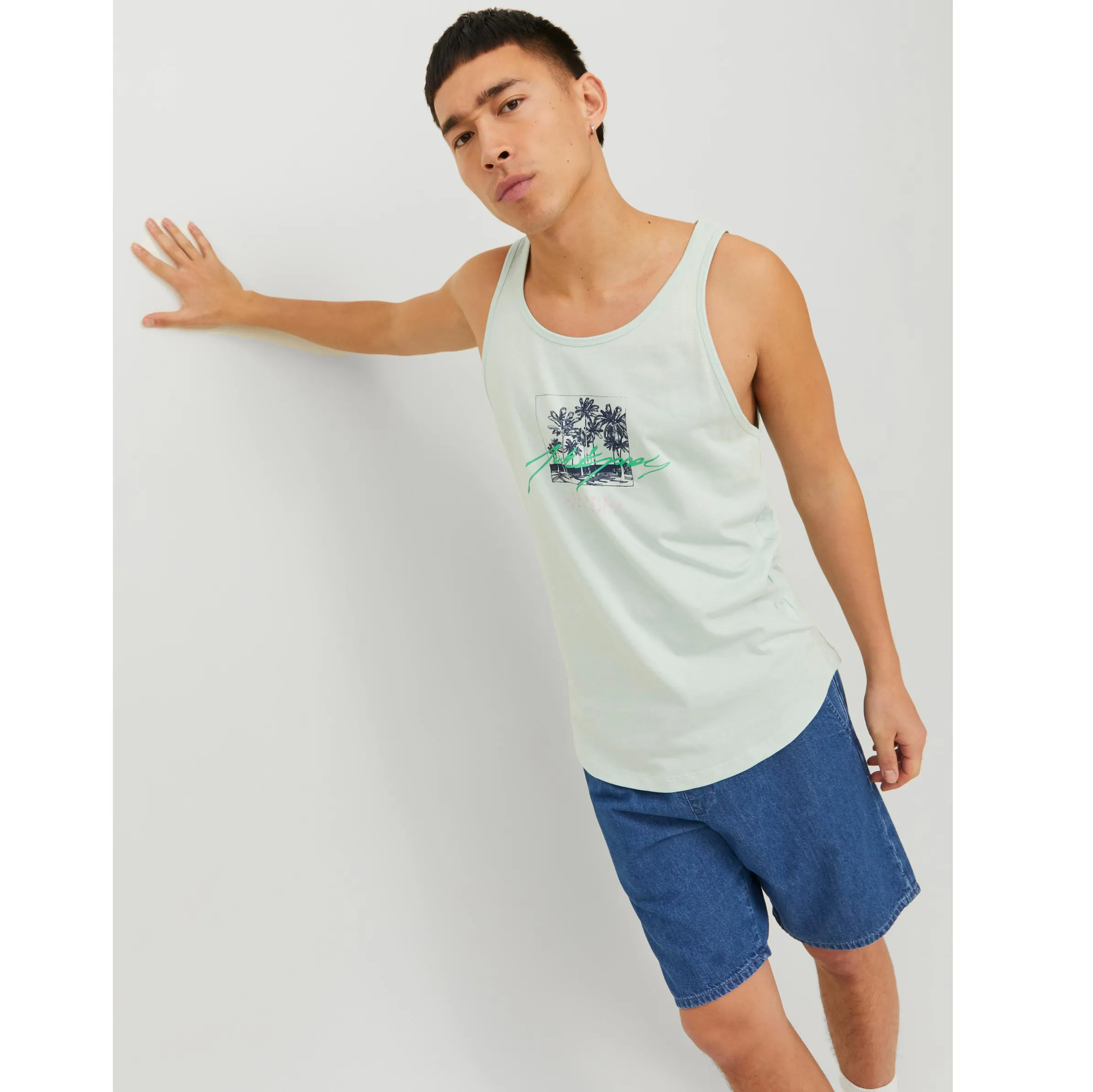 Jack Jones 12234227 JORTULUM SKETCH TANK Blau 877751 177678 3