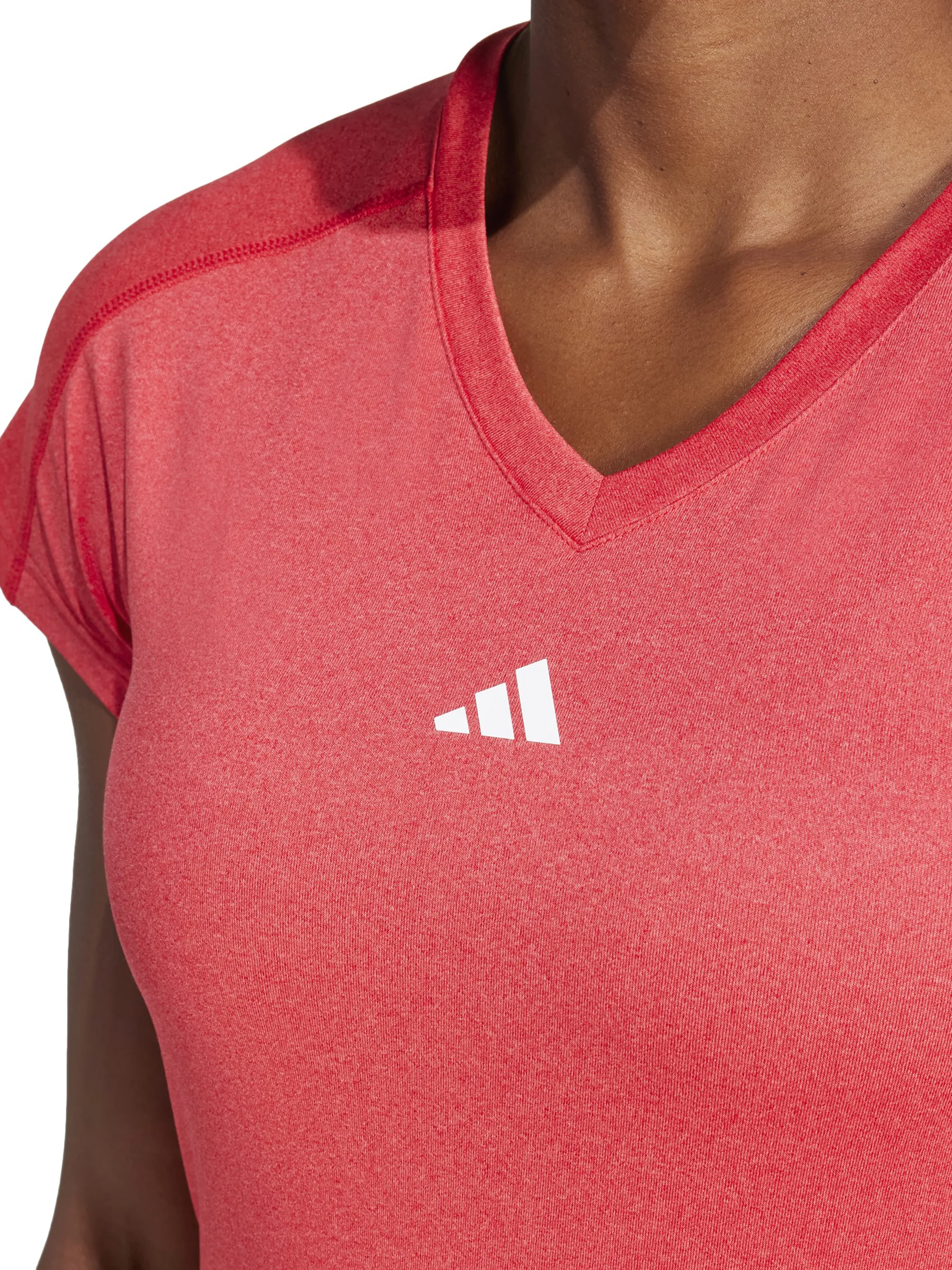 Adidas JC9565 Da-TShirt V-Neck rot Rot 906574 000 3