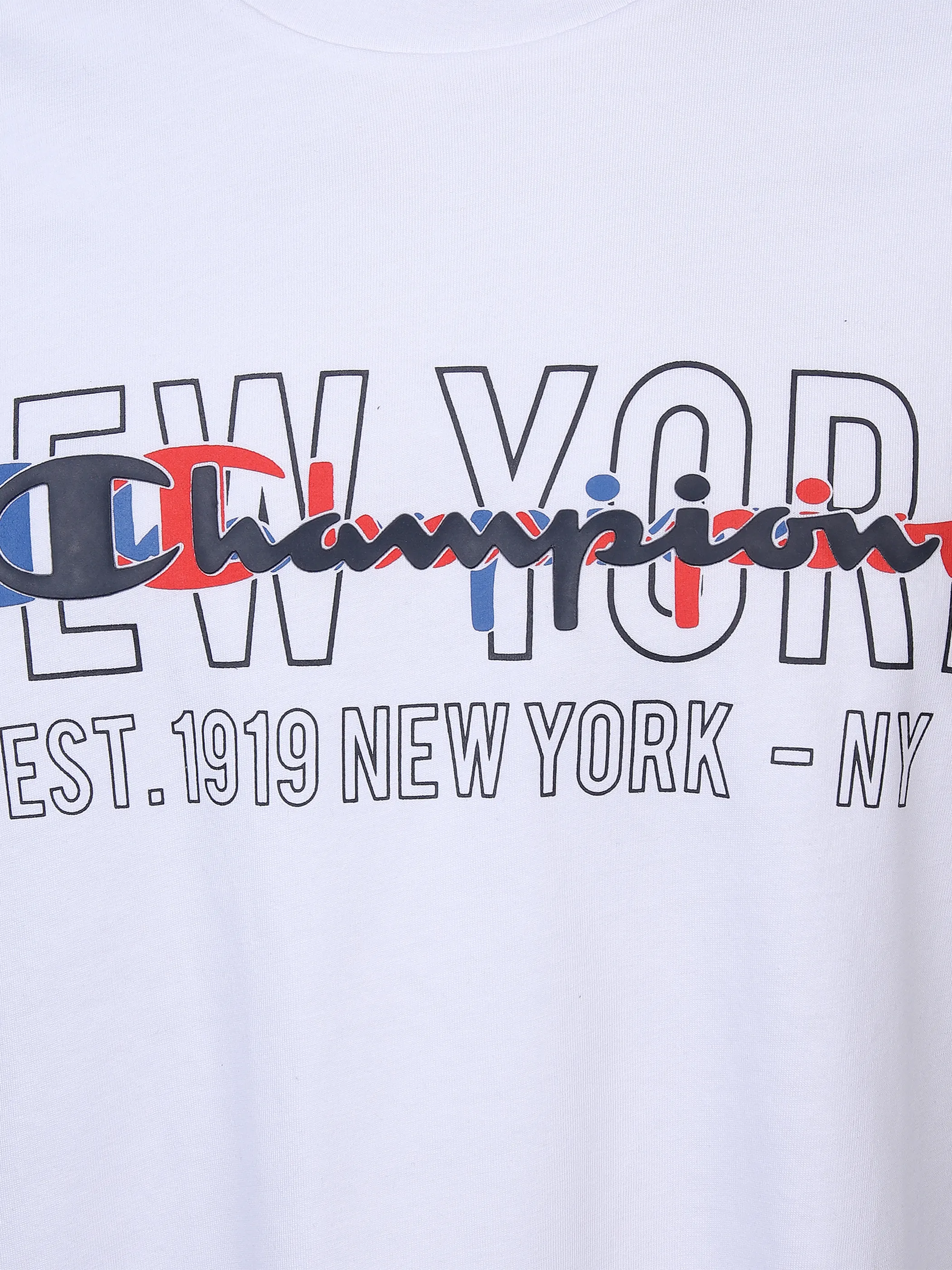Champion 217280 YF-He-T-Shirt, Crewneck Weiß 861239 WW001 WHT 3 Champion 217280 YF-He-T-Shirt, Crewneck Weiß 861239 WW001 WHT 3