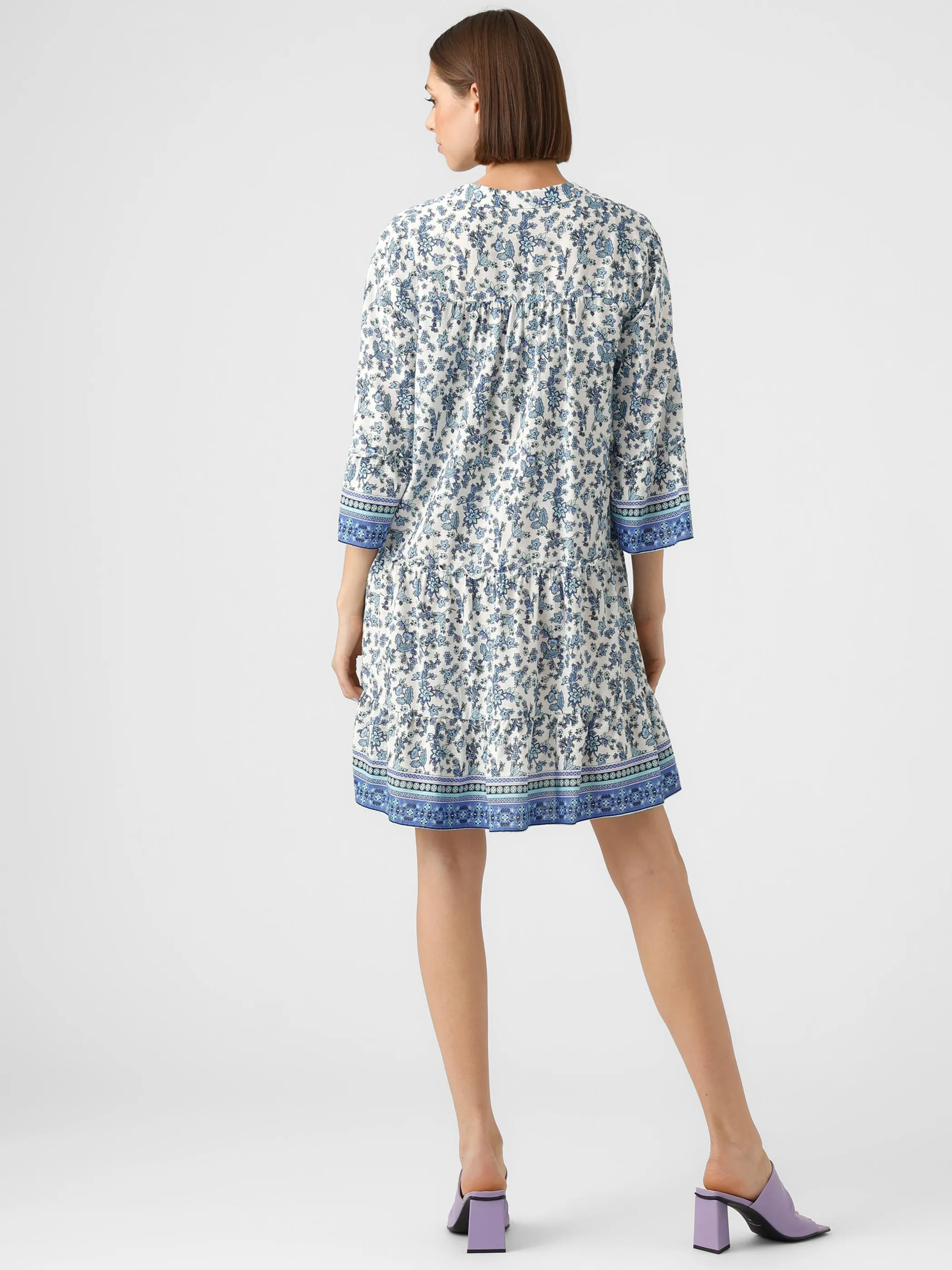Vero Moda 10281787 VMMILAN 3/4 SHORT DRE Blau 875239 263976001 2 Vero Moda 10281787 VMMILAN 3/4 SHORT DRE Blau 875239 263976001 2