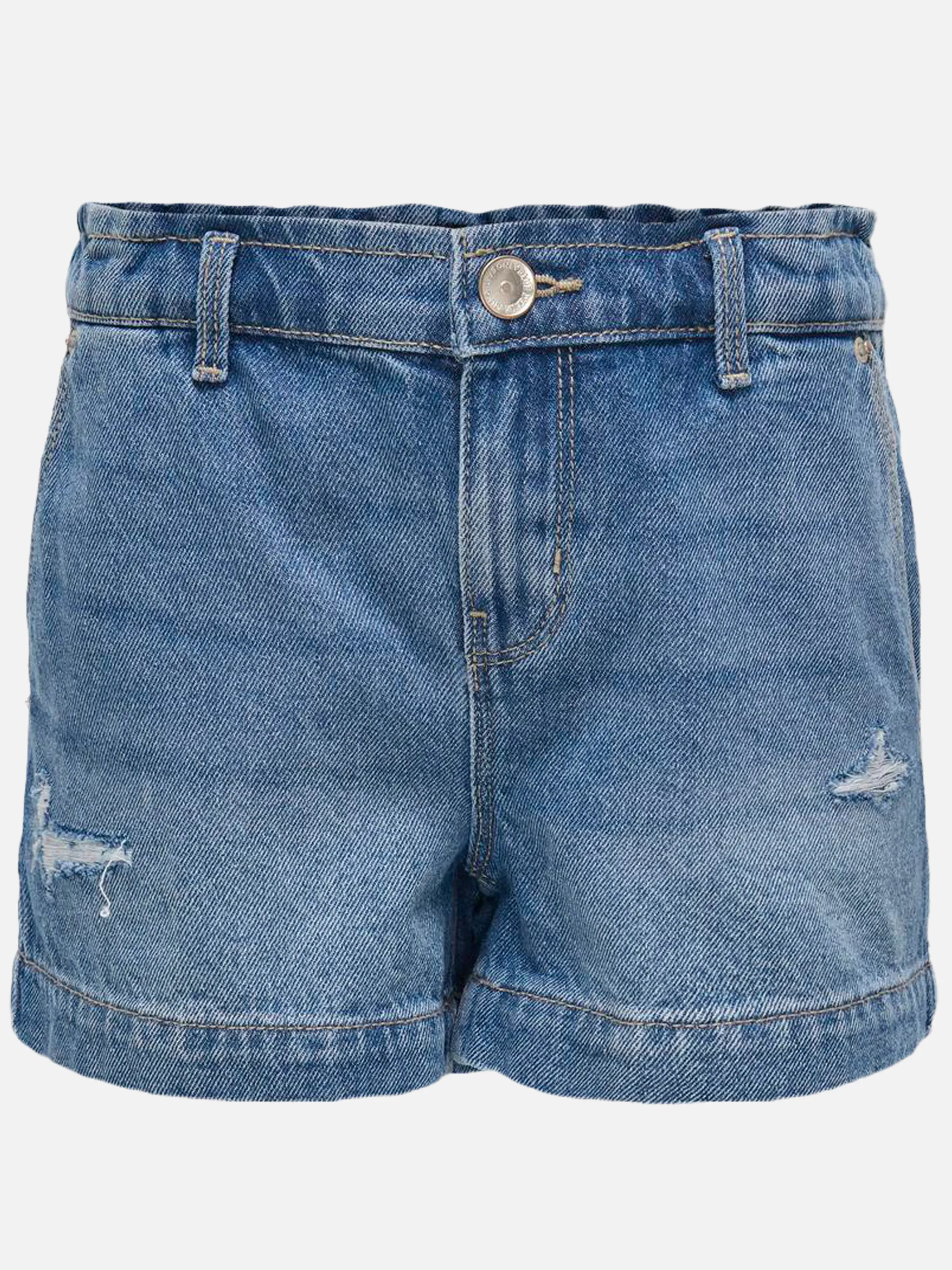 Short Jean Large KIDS ONLY Pour Fille - Washed Black 100% Coton