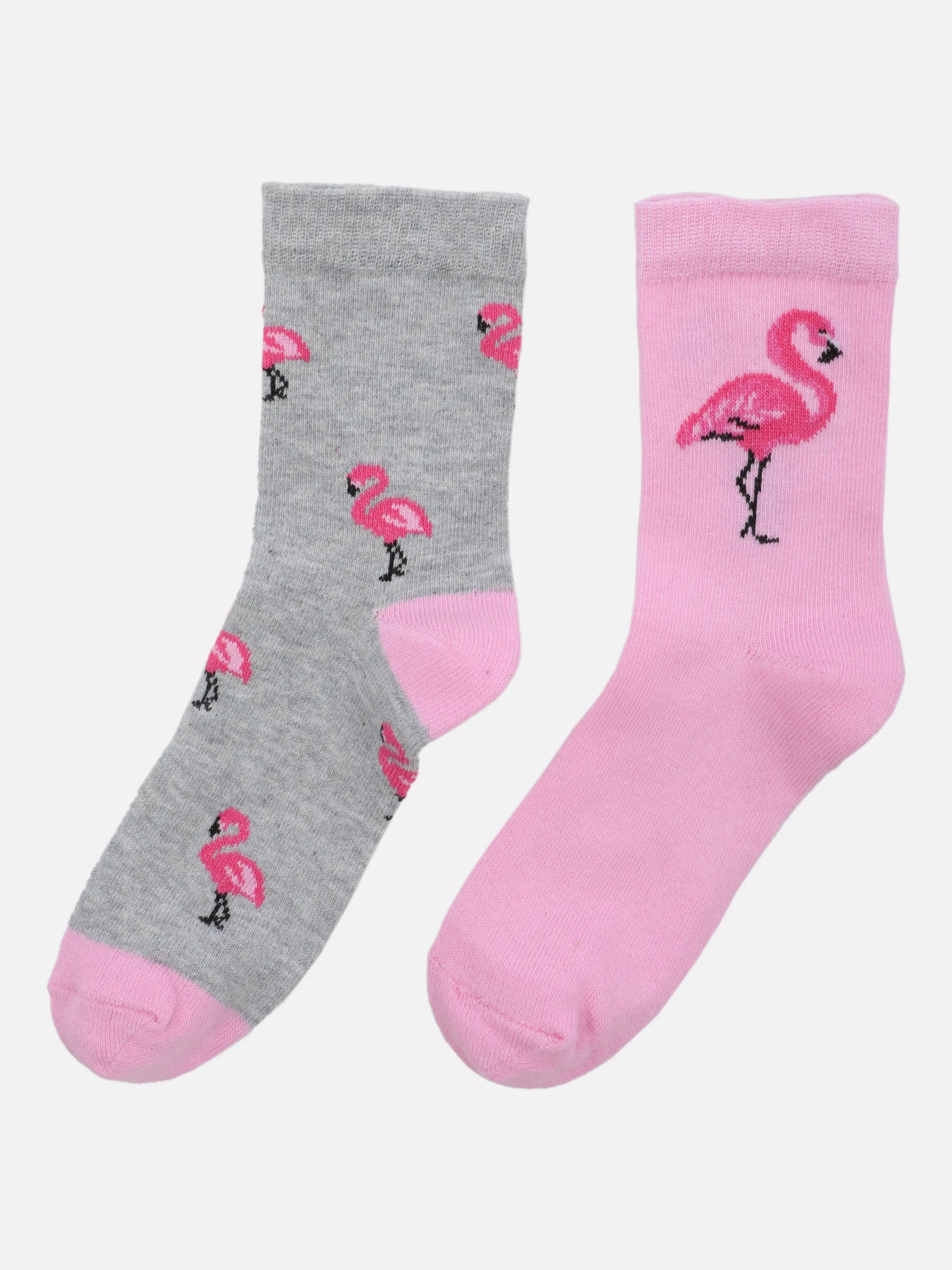 Stop + Go Md-Socken 2er Pack Pink 853475 PINK/GRAU 2