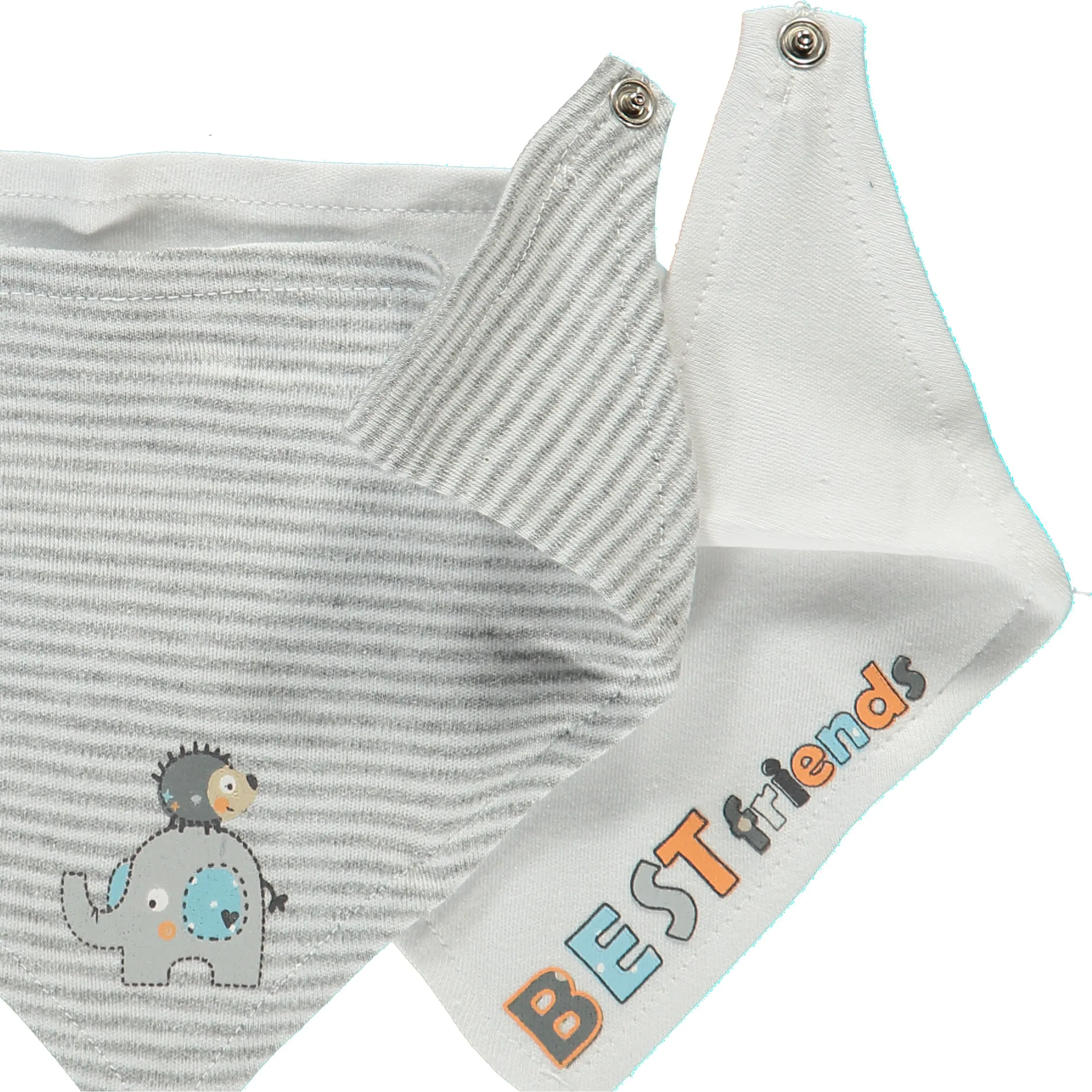 Bubble Gum Baby unisex Halstuch 2er Pack Grau 737191 GRAU WEIß 3 Bubble Gum Baby unisex Halstuch 2er Pack Grau 737191 GRAU WEIß 3