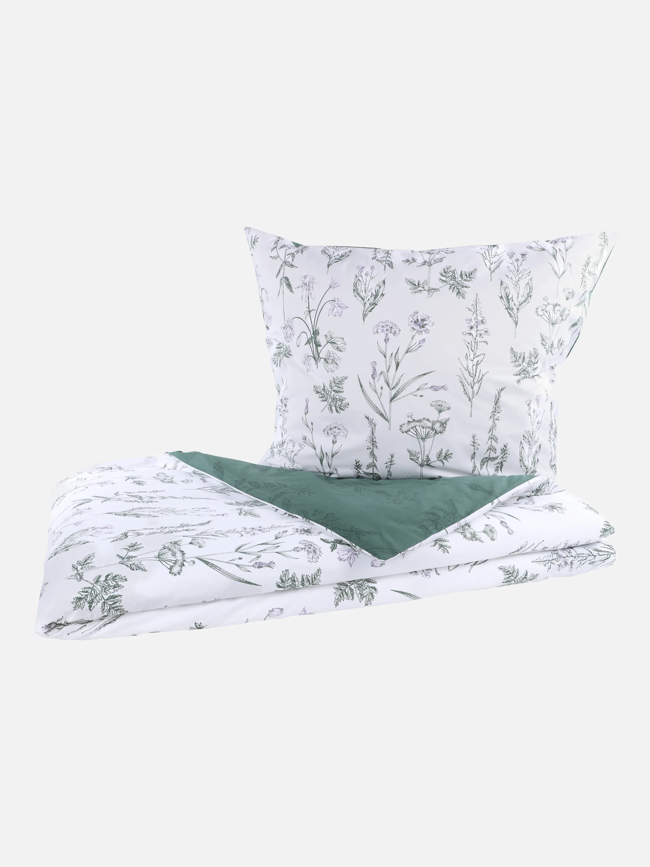 Tom Tailor Wendebettwäsche Isabella Renfo Weiß 880396 WEIß/GRÜN 1