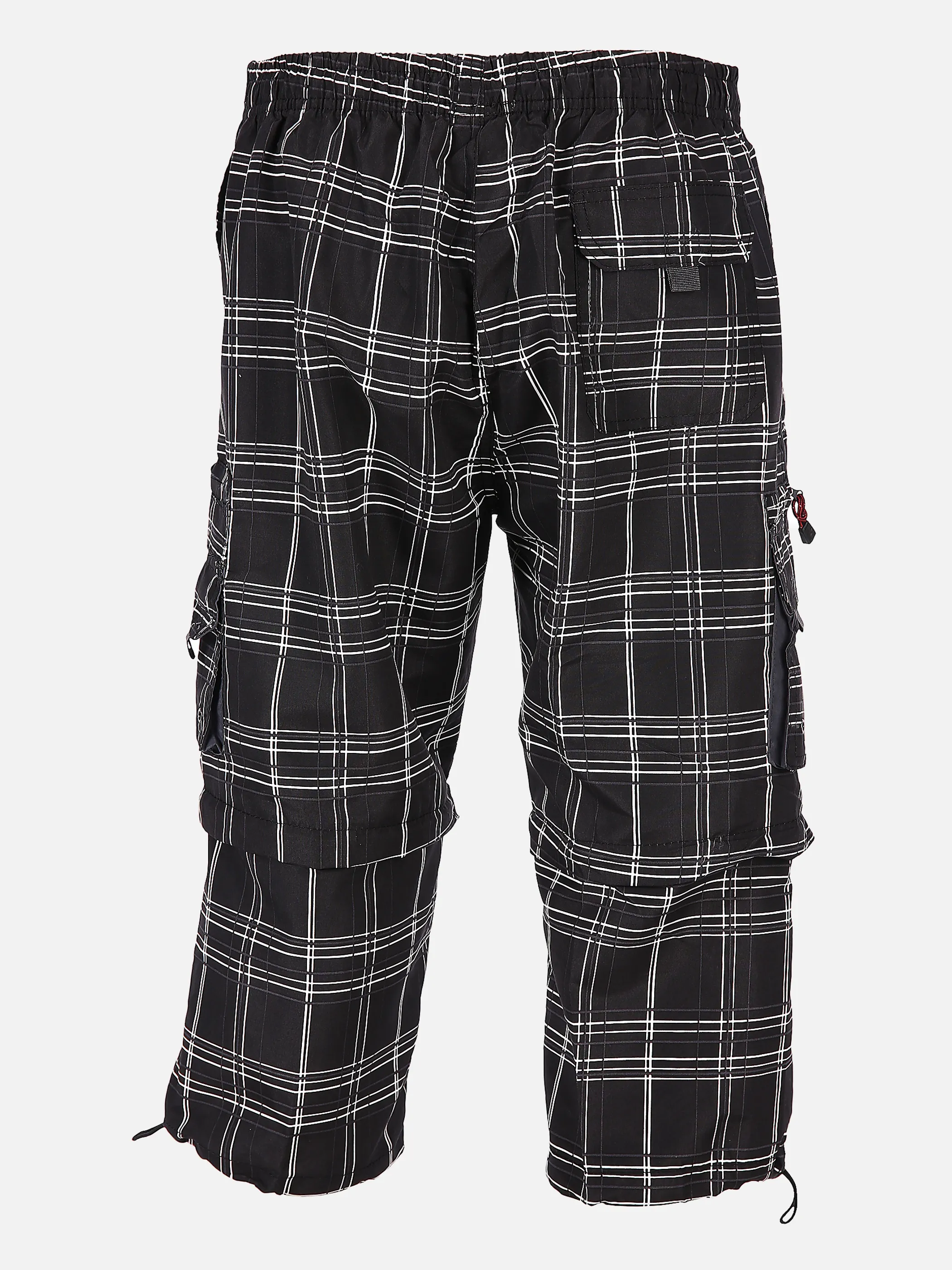 Marcel Battiston He. Caprihose karo Schwarz 831532 BLACK 2 Marcel Battiston He. Caprihose karo Schwarz 831532 BLACK 2