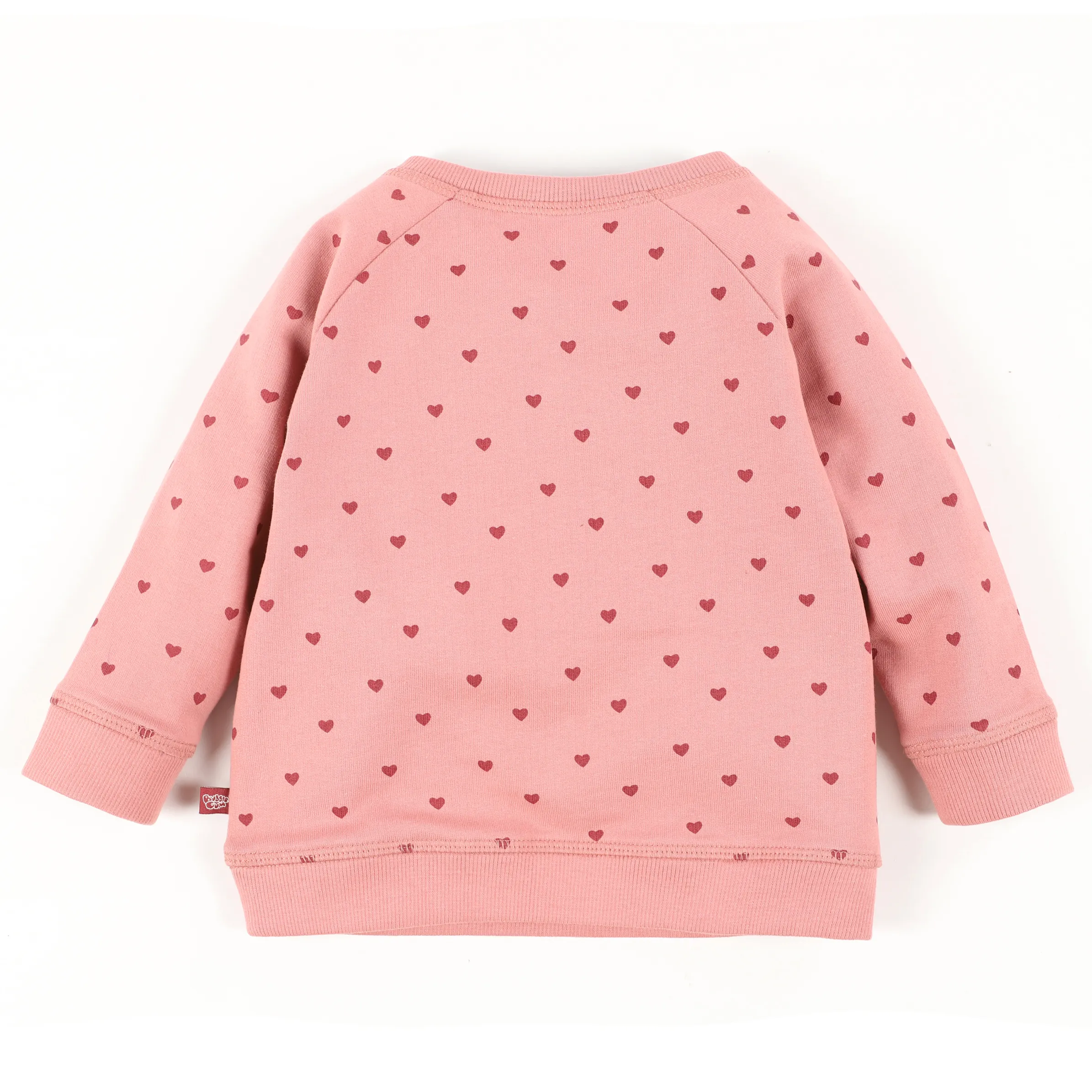 Bubble Gum BM Sweatshirt in altrosa mit Herzchen AOP Rosa 884937 ALTROSA 2