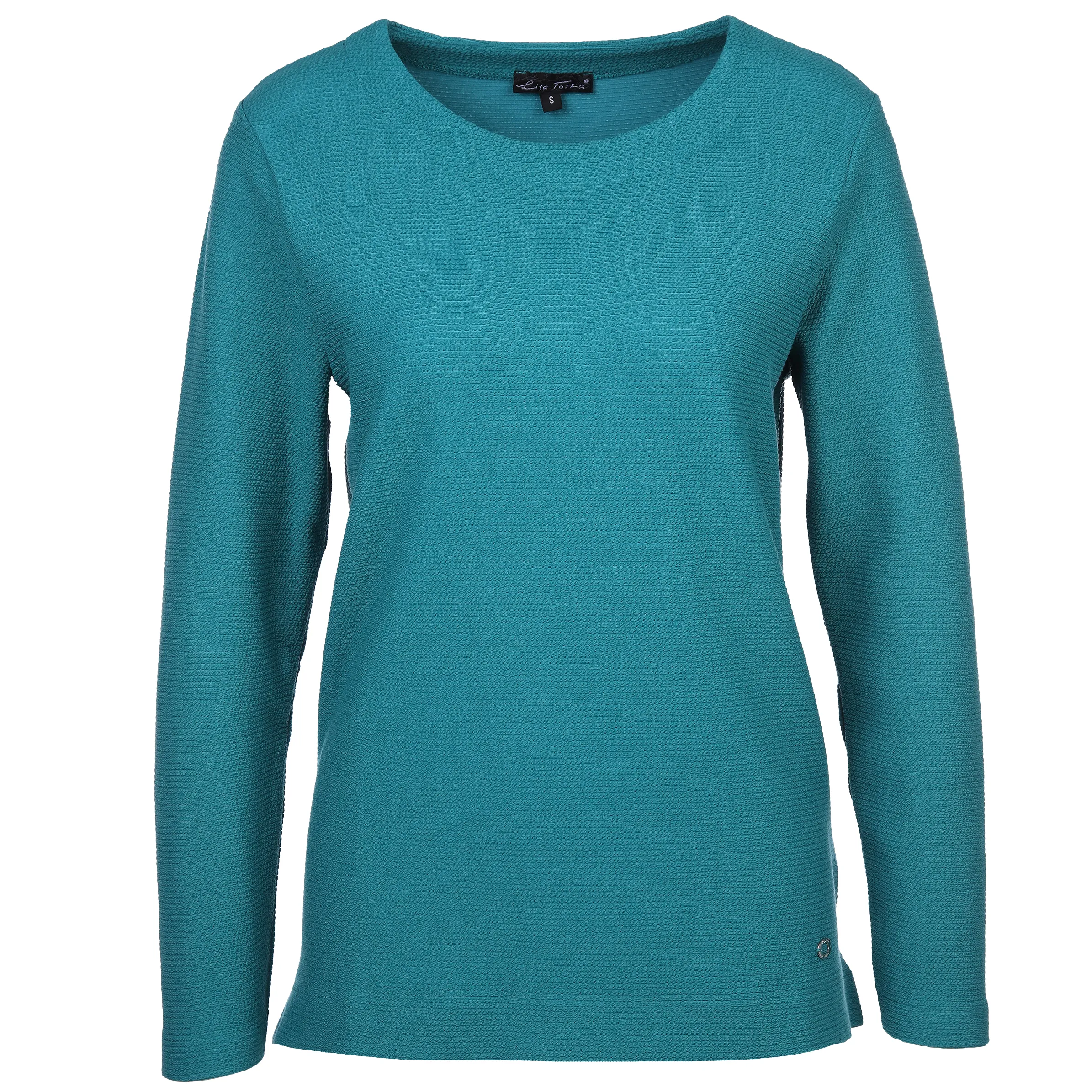 Lisa Tossa Da-Struktursweatshirt 1/1 Arm Türkis 881767 PETROL 1 Lisa Tossa Da-Struktursweatshirt 1/1 Arm Türkis 881767 PETROL 1