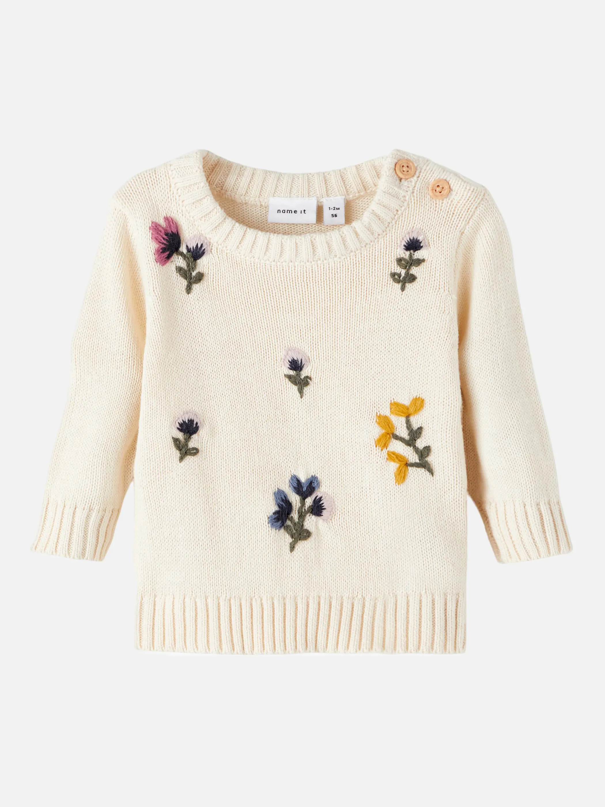 name it 13204377 NBFLISALLY LS KNIT BO Weiß 866567 274835 1 name it 13204377 NBFLISALLY LS KNIT BO Weiß 866567 274835 1