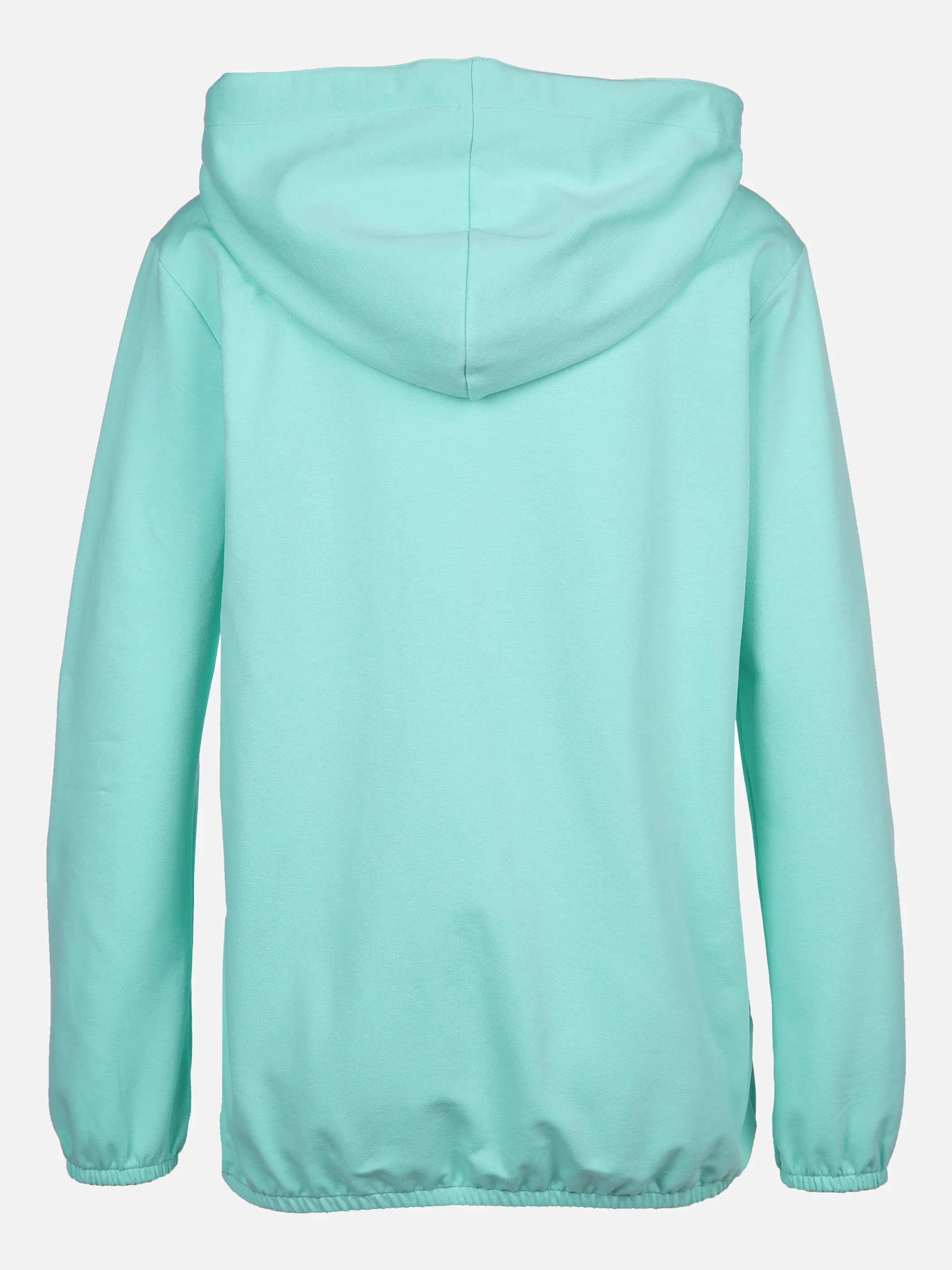 Sure Da-Kapuzensweatshirt m.Frontpr Blau 874335 AQUA/SILBE 2