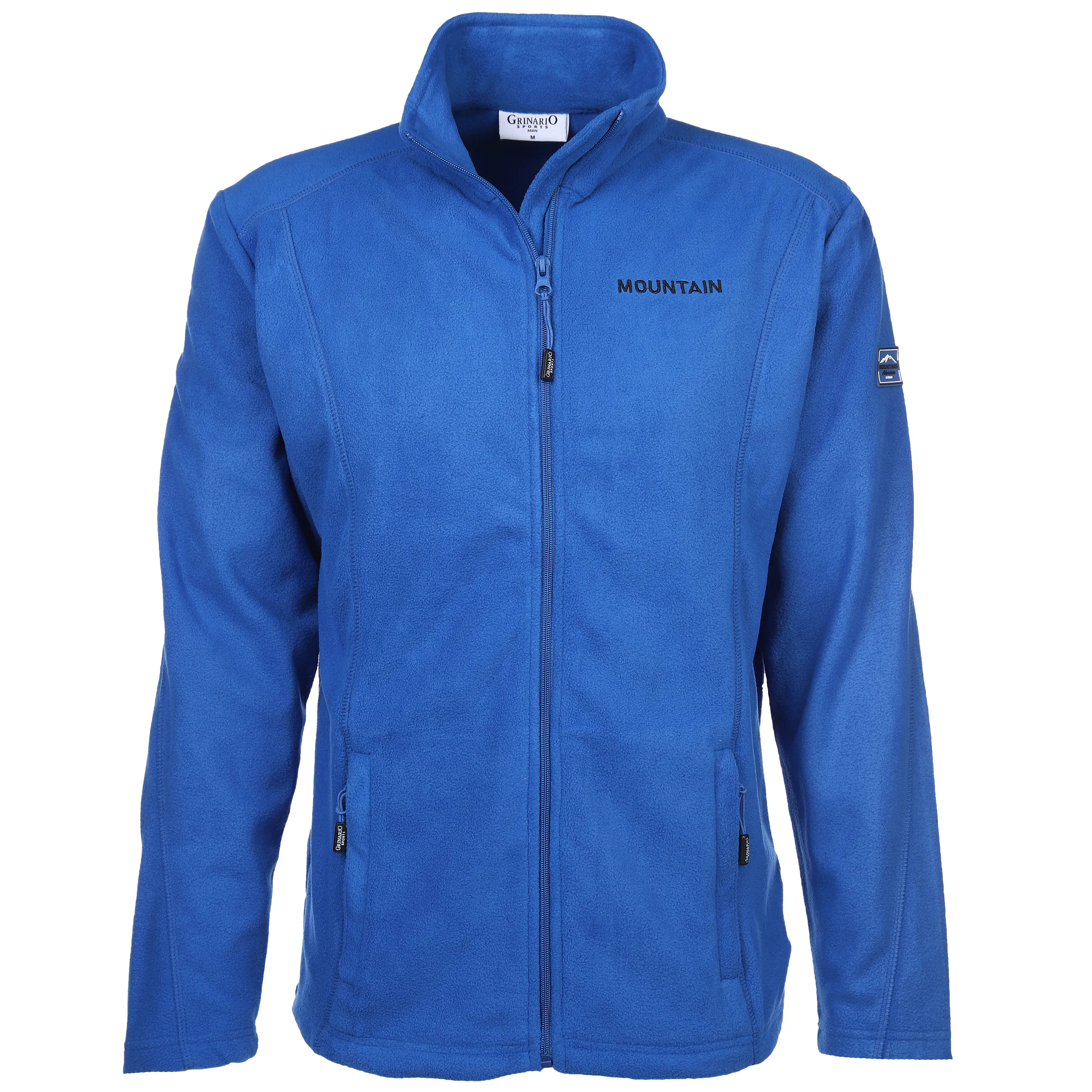 Grinario Sports He-Fleece Jacke Blau 879144 19-4045TCX 1 Grinario Sports He-Fleece Jacke Blau 879144 19-4045TCX 1