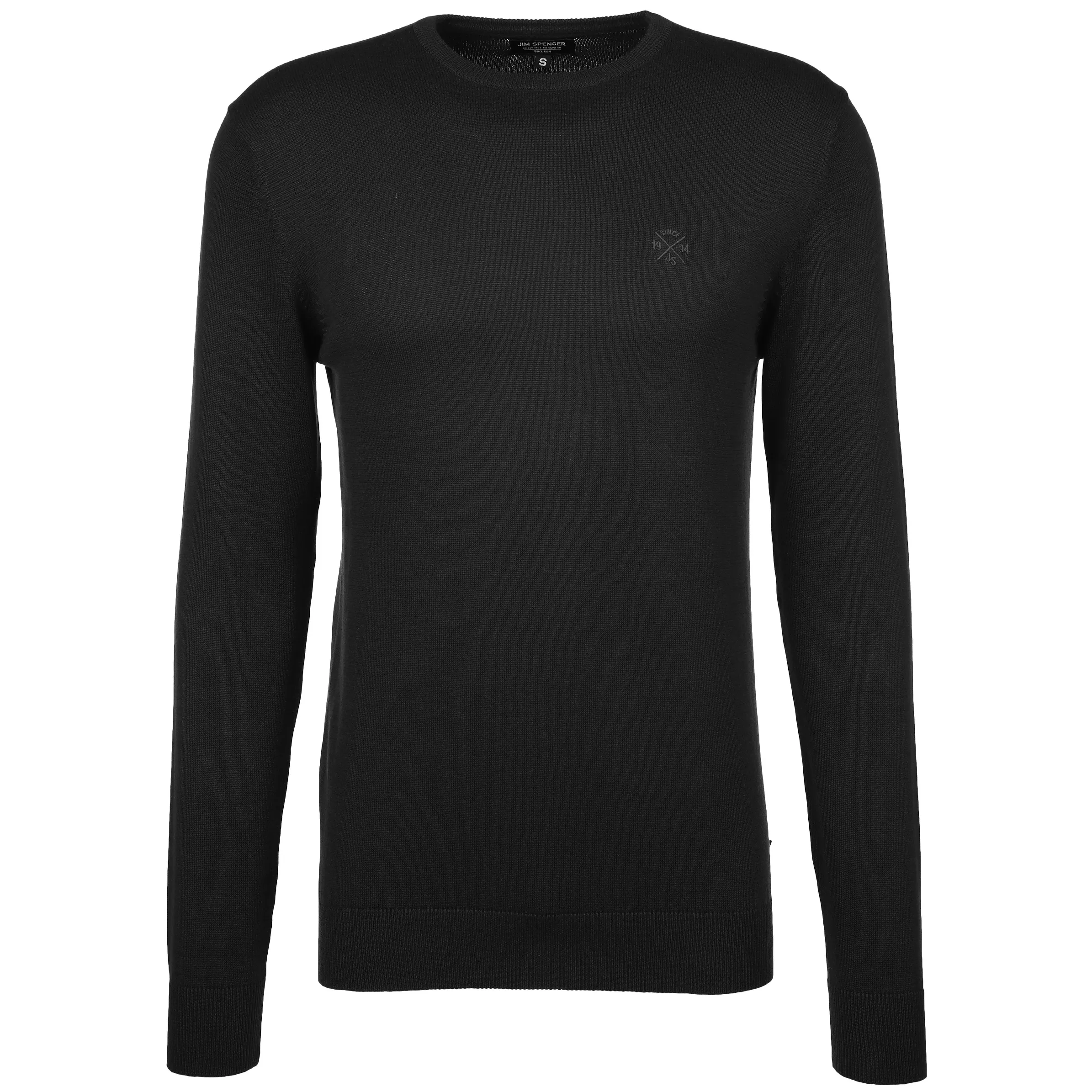 Jim Spencer He. Pullover uni basic RH Schwarz 882943 BLACK 1