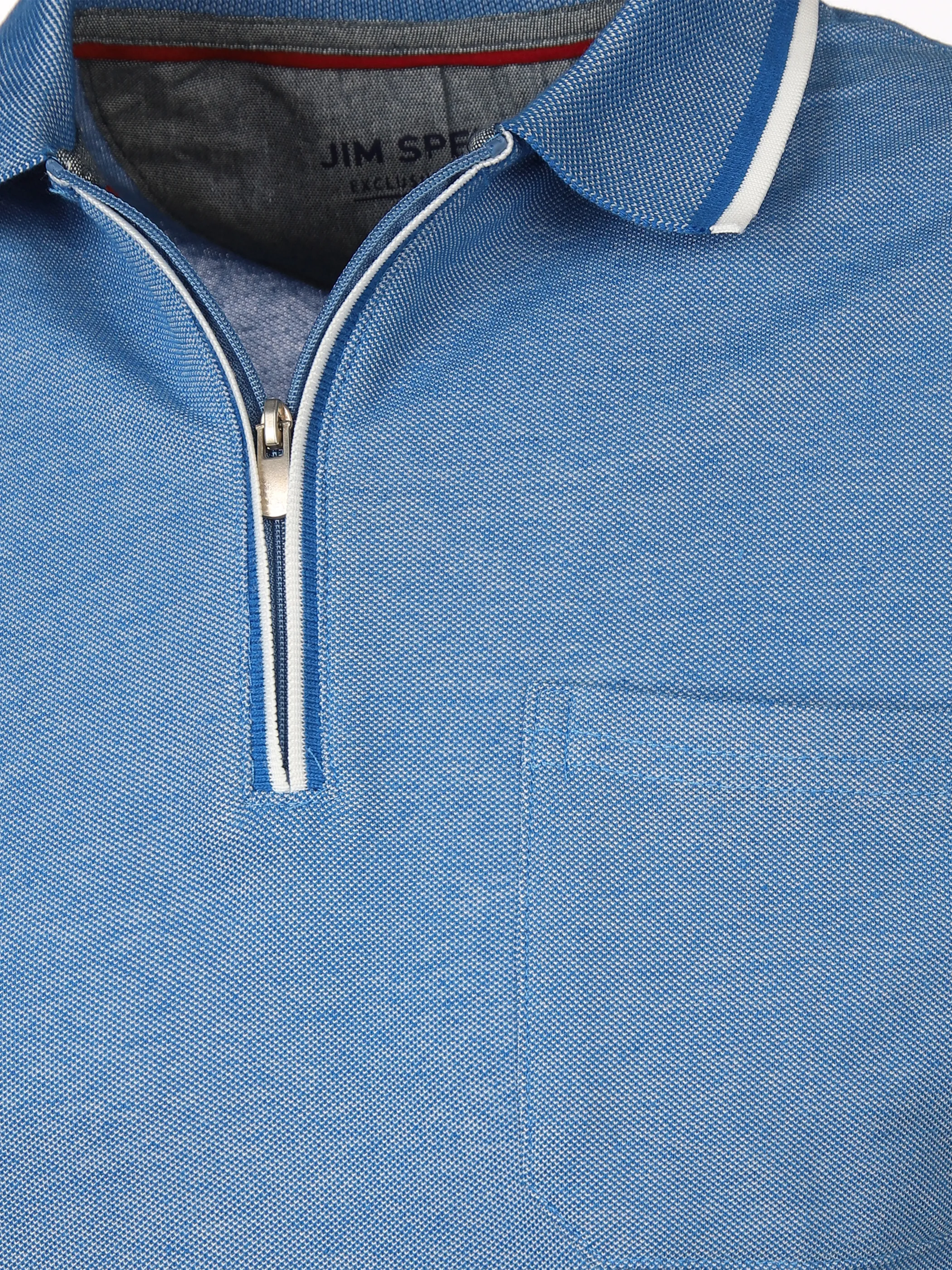 Jim Spencer He. Poloshirt 1/2 Arm twisted RV Blau 873032 BLUE 3 Jim Spencer He. Poloshirt 1/2 Arm twisted RV Blau 873032 BLUE 3