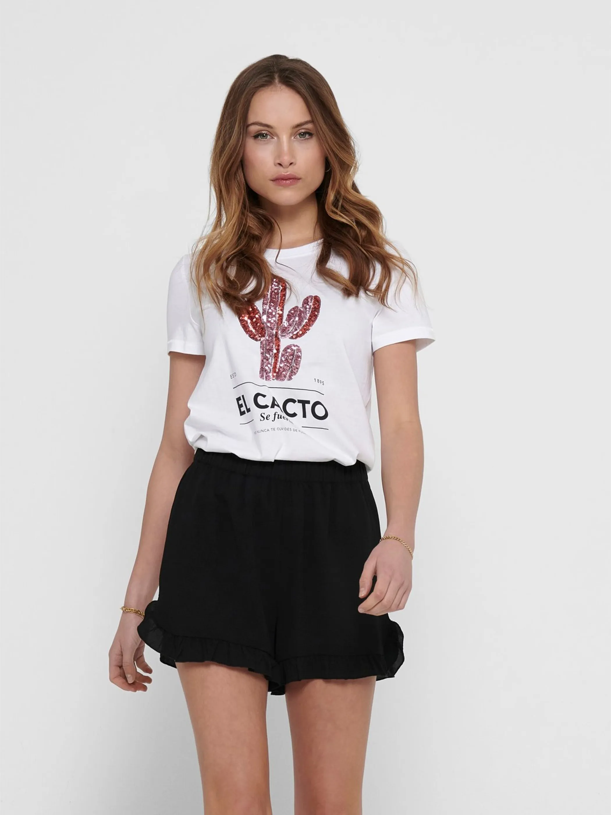 Only 15229225 ONLKITA LIFE REG S/S Weiß 850501 190858001 3